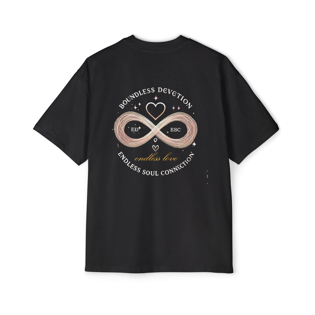Men Heavy Oversized T-shirt -Endless Love  100% Cotton Comfort