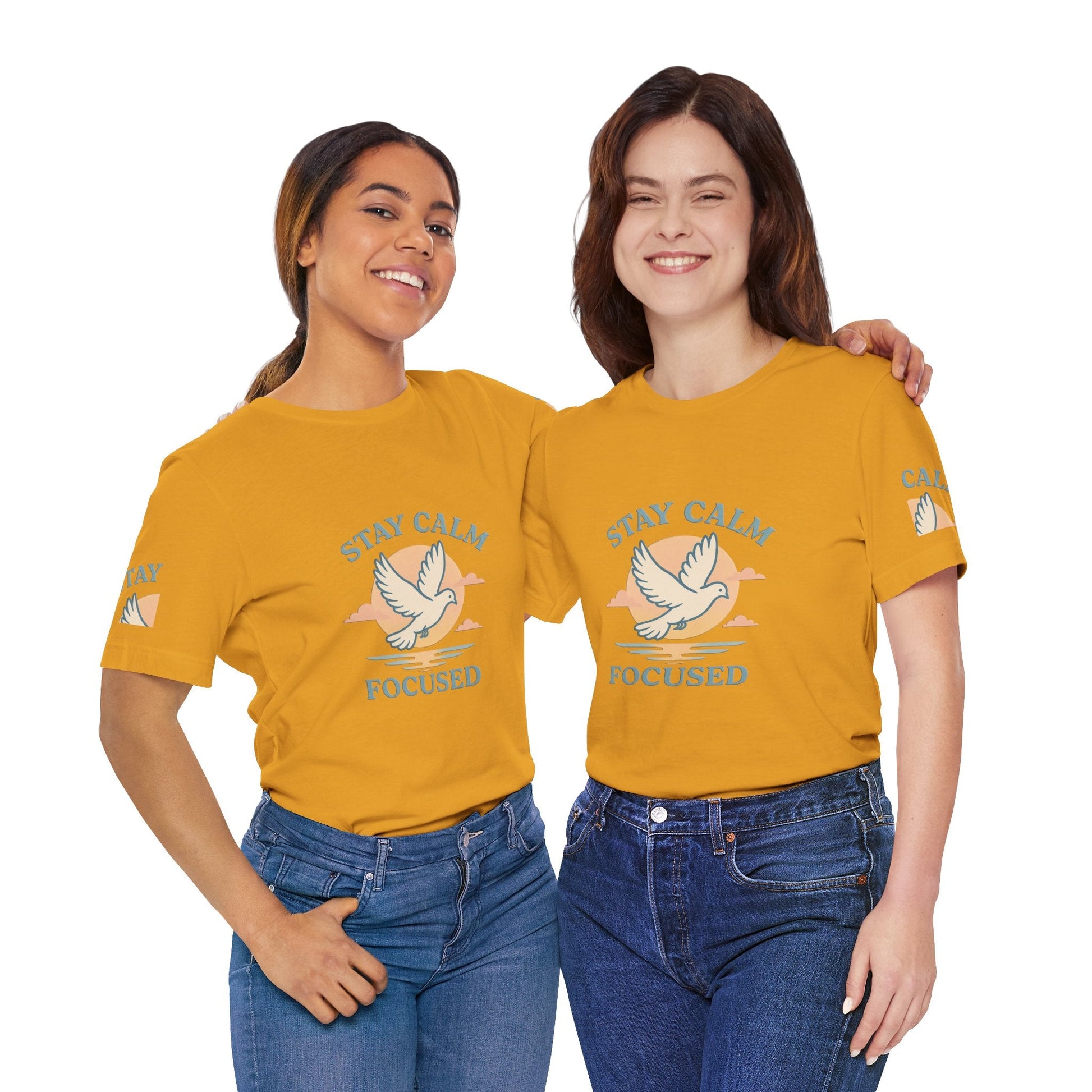 Stay Calm Focused Unisex T-shirt - Relaxation & Motivational Shirt