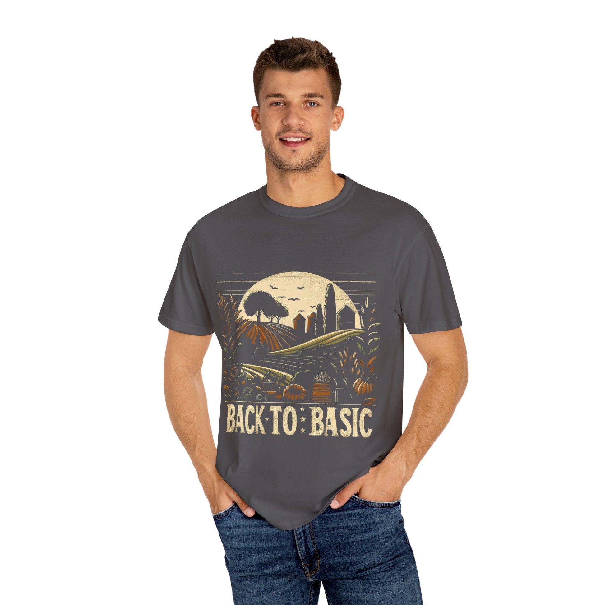 Unisex Garment-Dyed T-shirt - Back To Basic Ethically Made for Comfort
