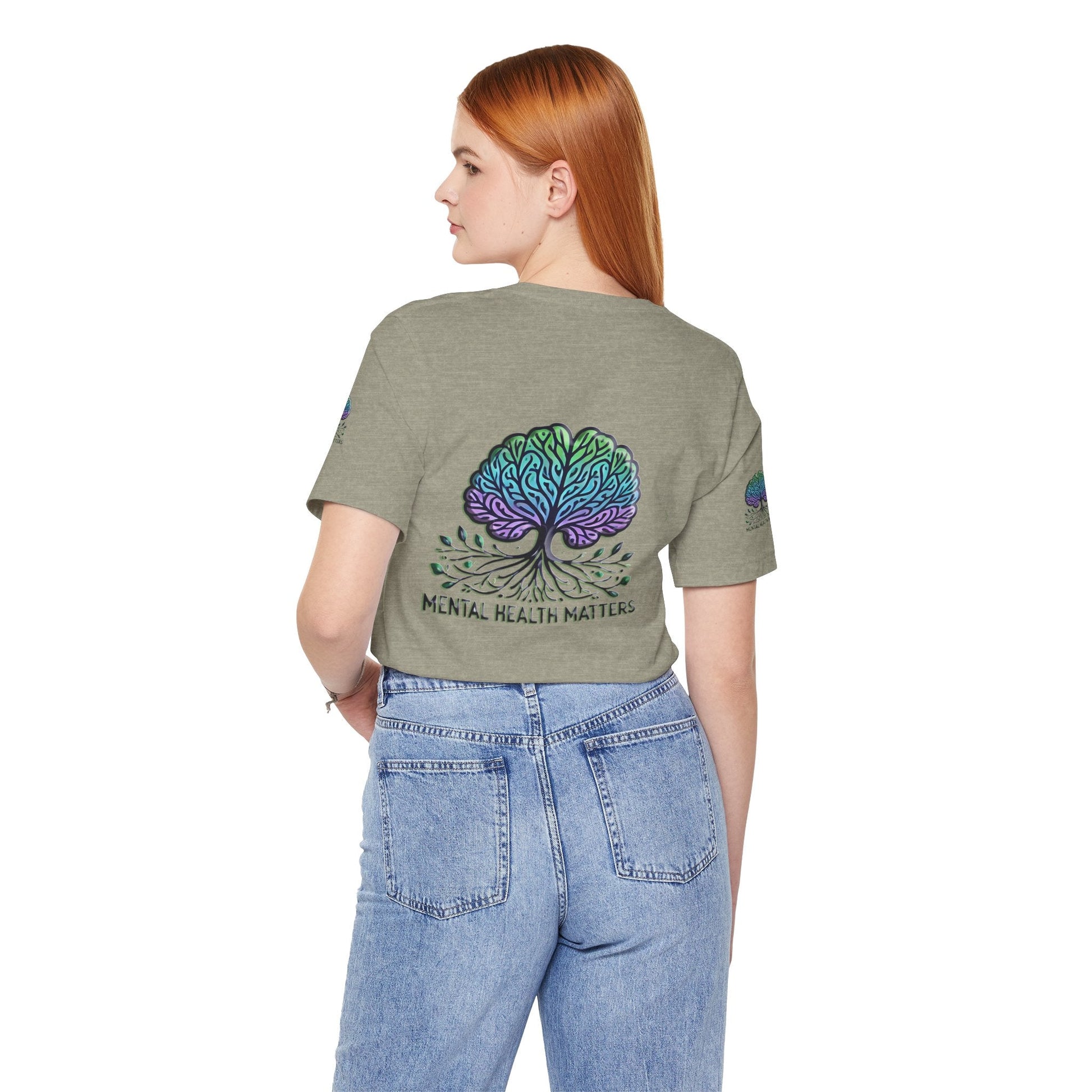 Unisex Jersey Short Sleeve T-shirt – Mental Health Matters Soft Comfy