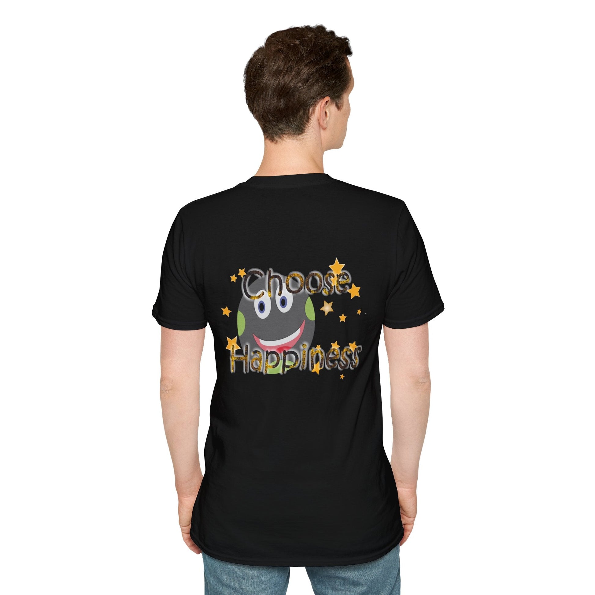 Unisex Softstyle t-shirt - Choose Happiness And Stay Positive