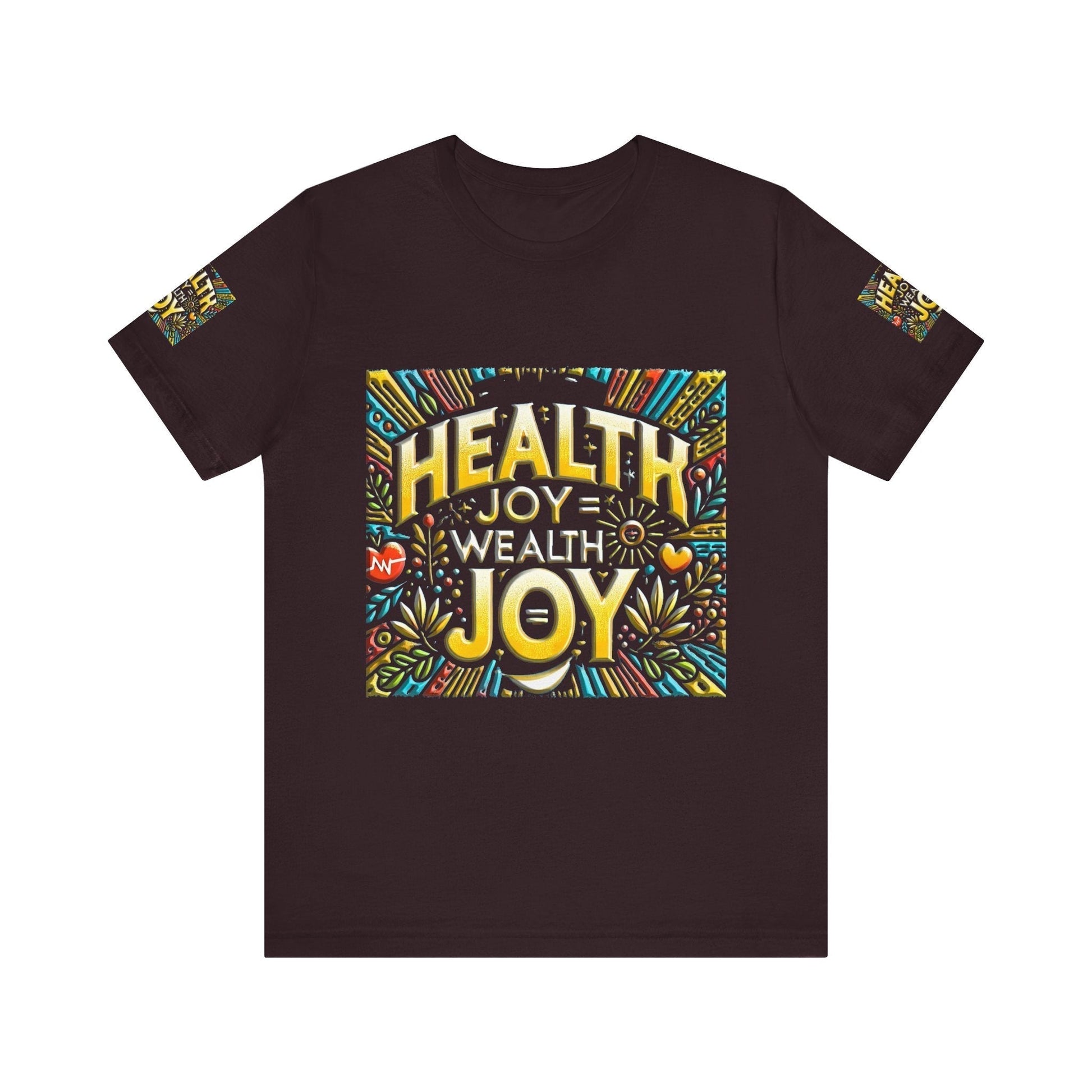 Unisex Jersey Short Sleeve T-shirt – Health Joy - Wealth Joy | Comfy Fit