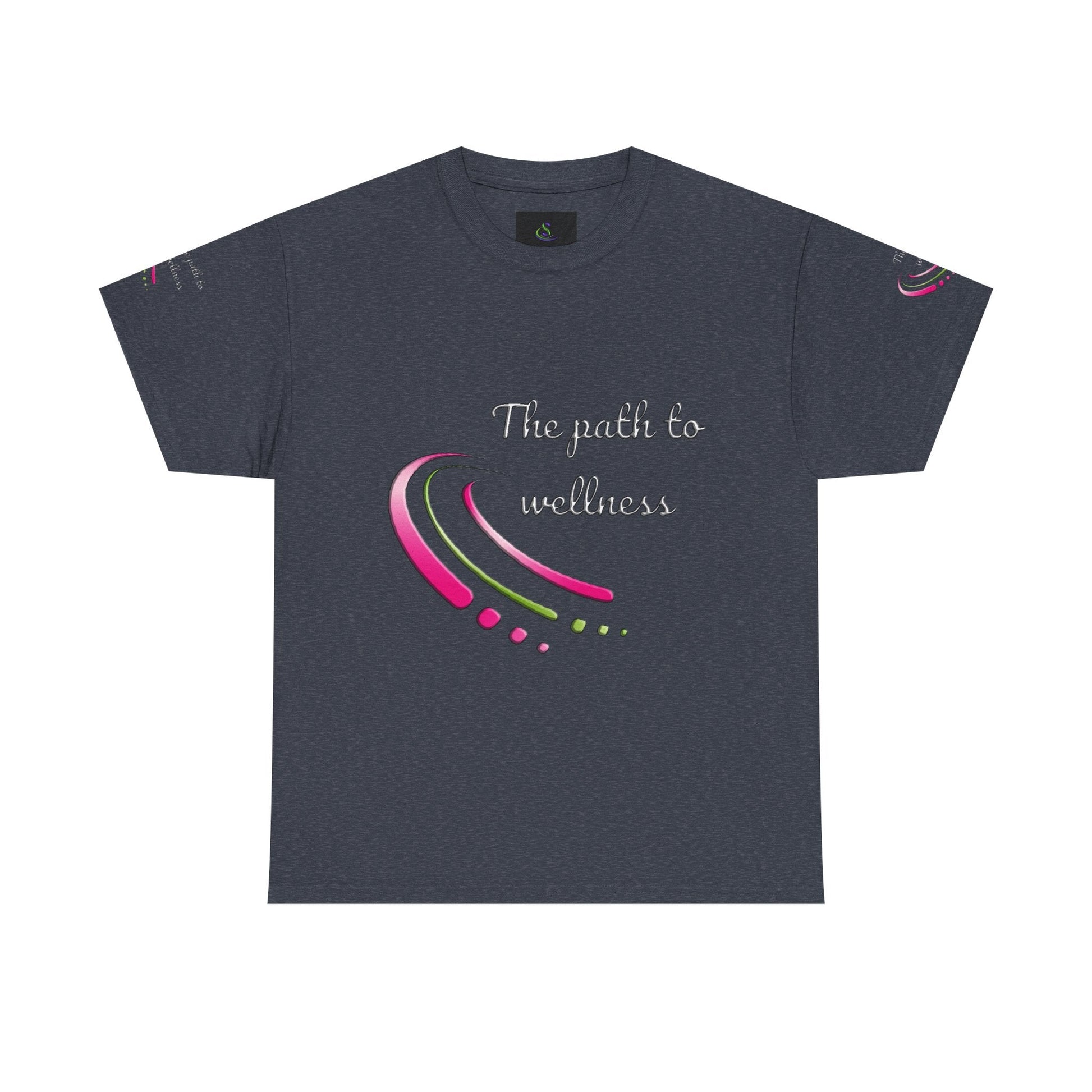 Unisex Welllness Heavy Cotton T-shirt - The Path To Wellness  Everyday