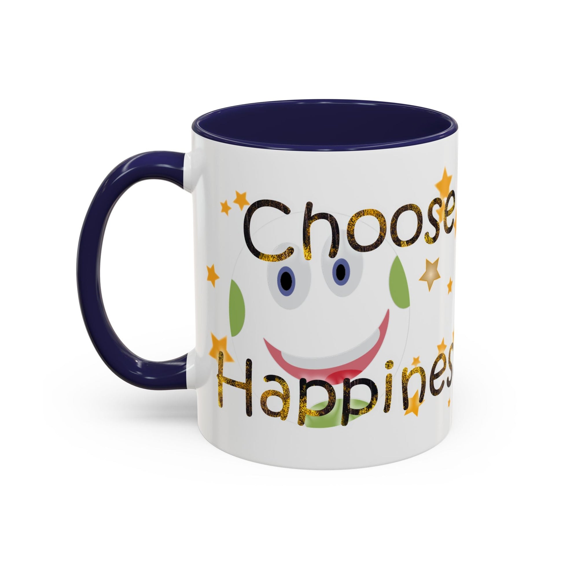 Accent Coffee Mug - Stylish Ceramic Mug 11 & 15oz Bold Color Contrast