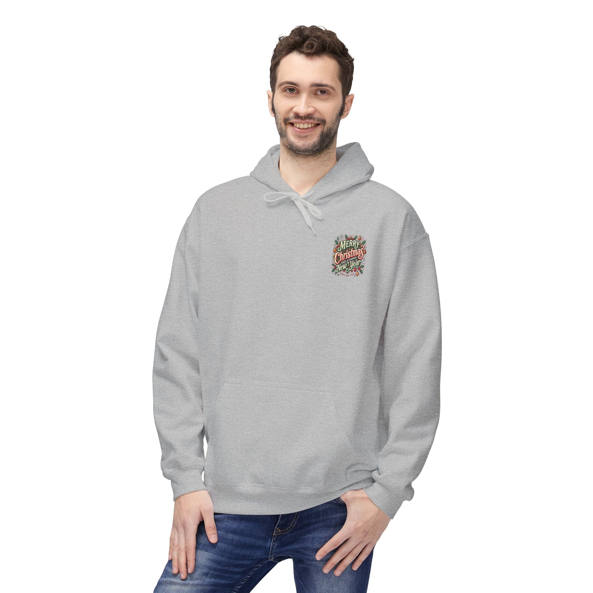 Unisex Midweight Softstyle Fleece Hoodie -  Christmas Holiday Cheer