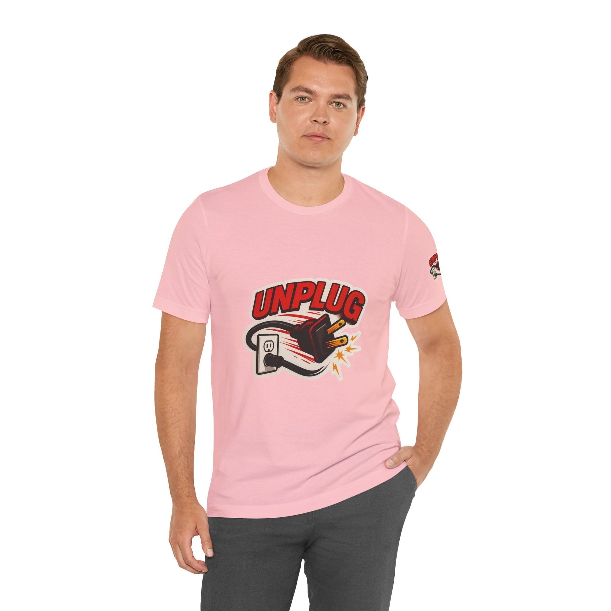 Unplugged Vibes T-shirt - Relax & Recharge Casual Graphic T-Shirt