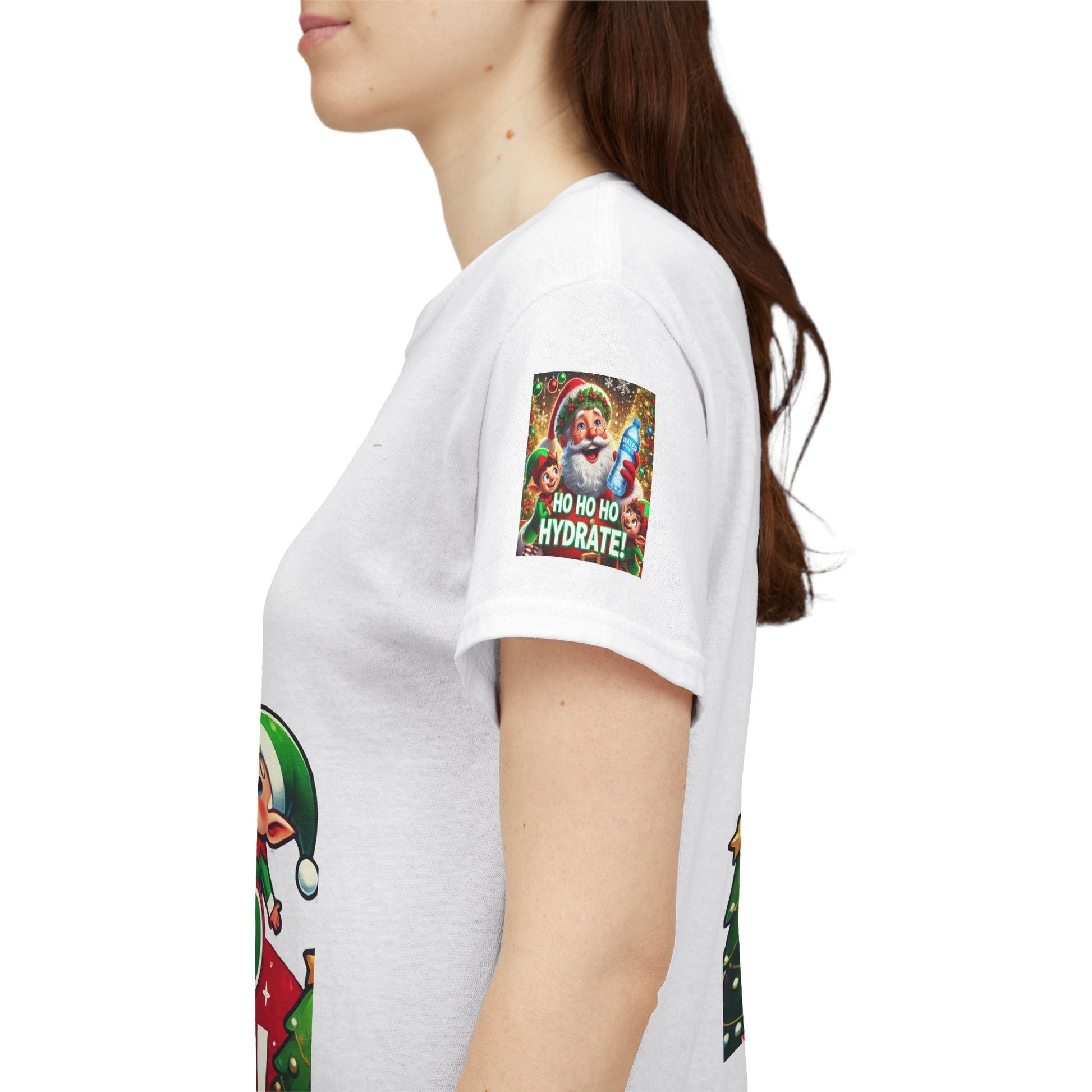 Unisex Heavy Cotton T-shirt - Christmas Tee- Have A Happy Season