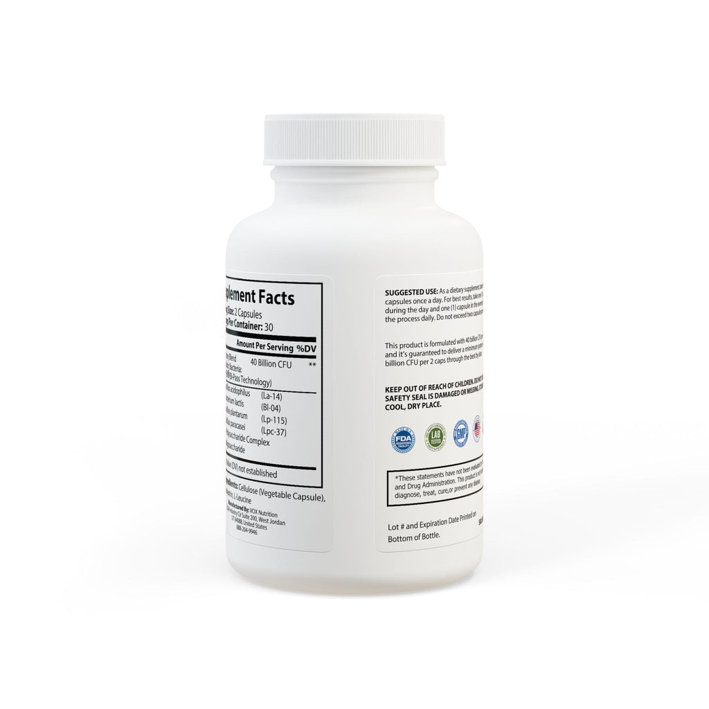 Probiotics Supplement for Gut Health & Muscle Recovery Support