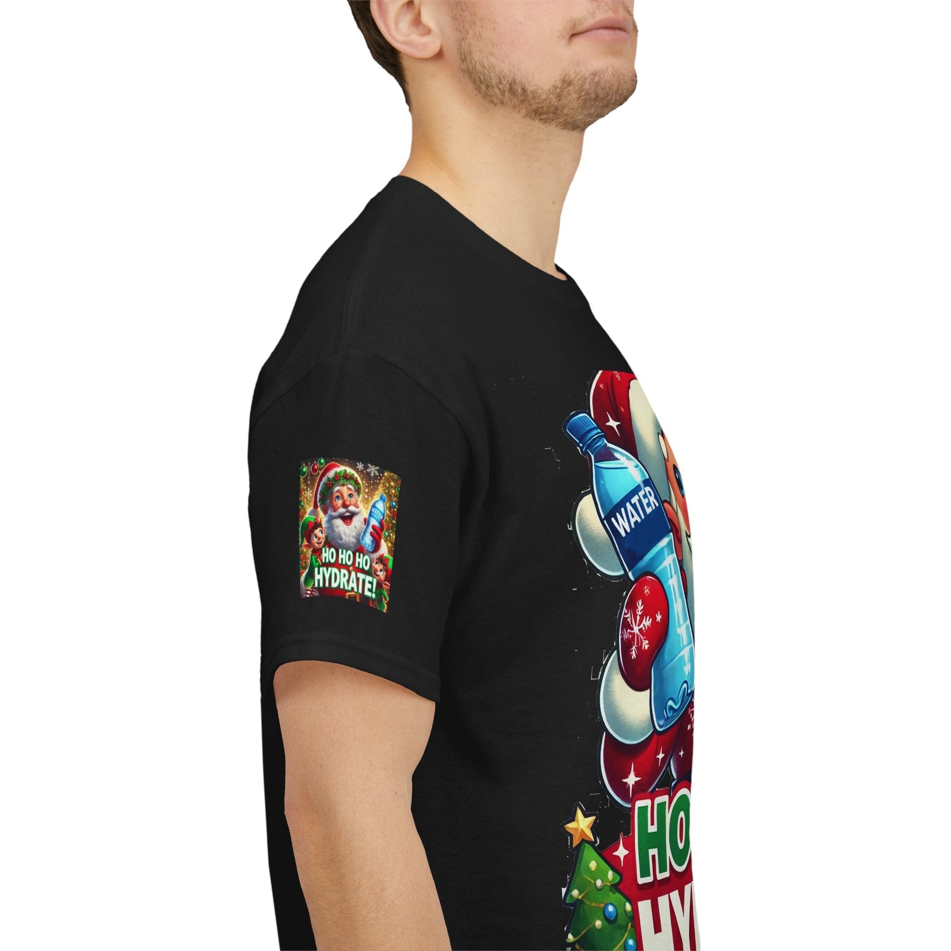 Unisex Heavy Cotton T-shirt - Christmas Tee- Have A Happy Season