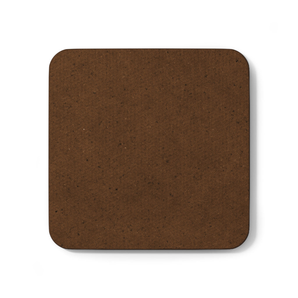 Hardboard Back Coaster with durable, sleek design, 3.5" x 3.5", ideal for home or office use.