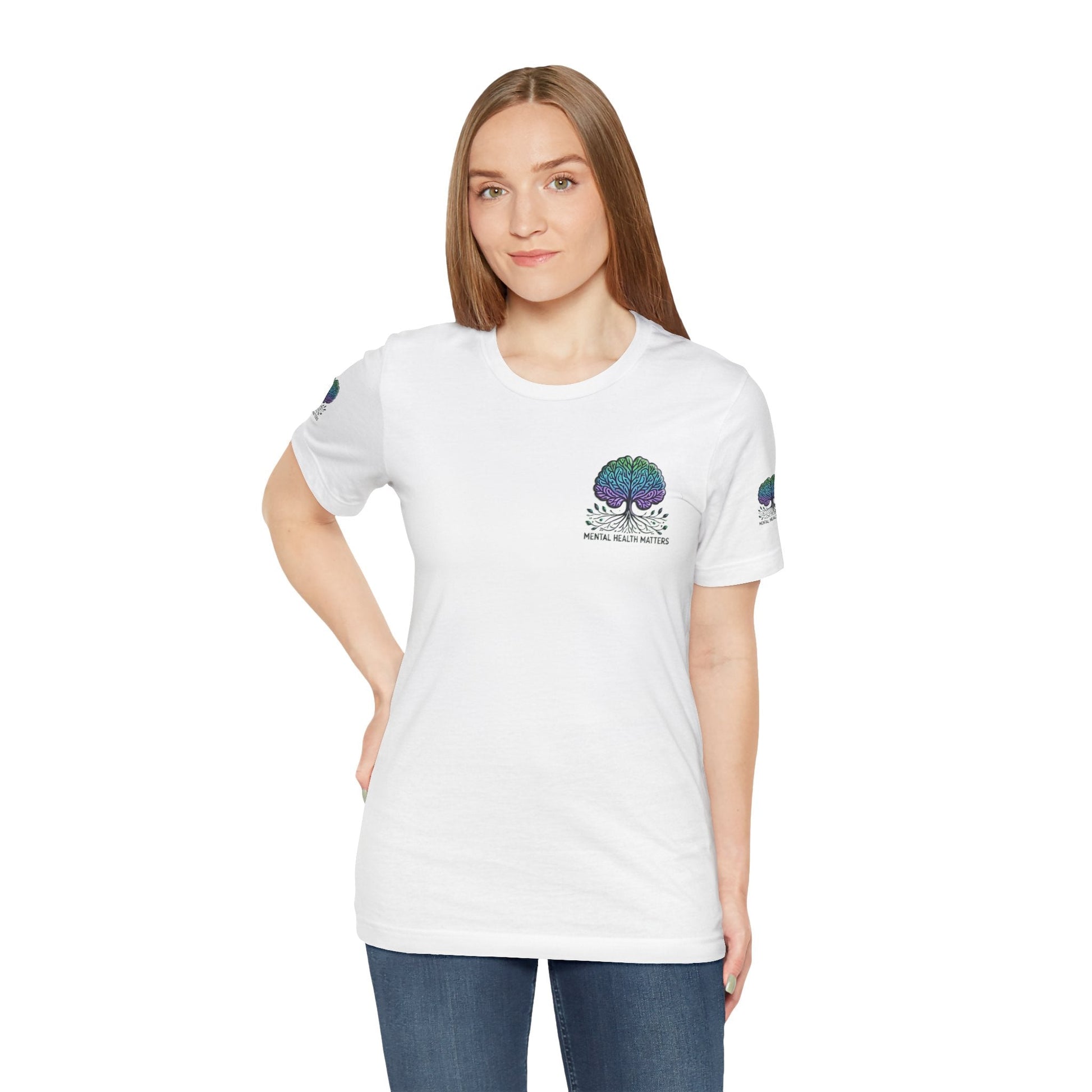Unisex Jersey Short Sleeve T-shirt – Mental Health Matters Soft Comfy
