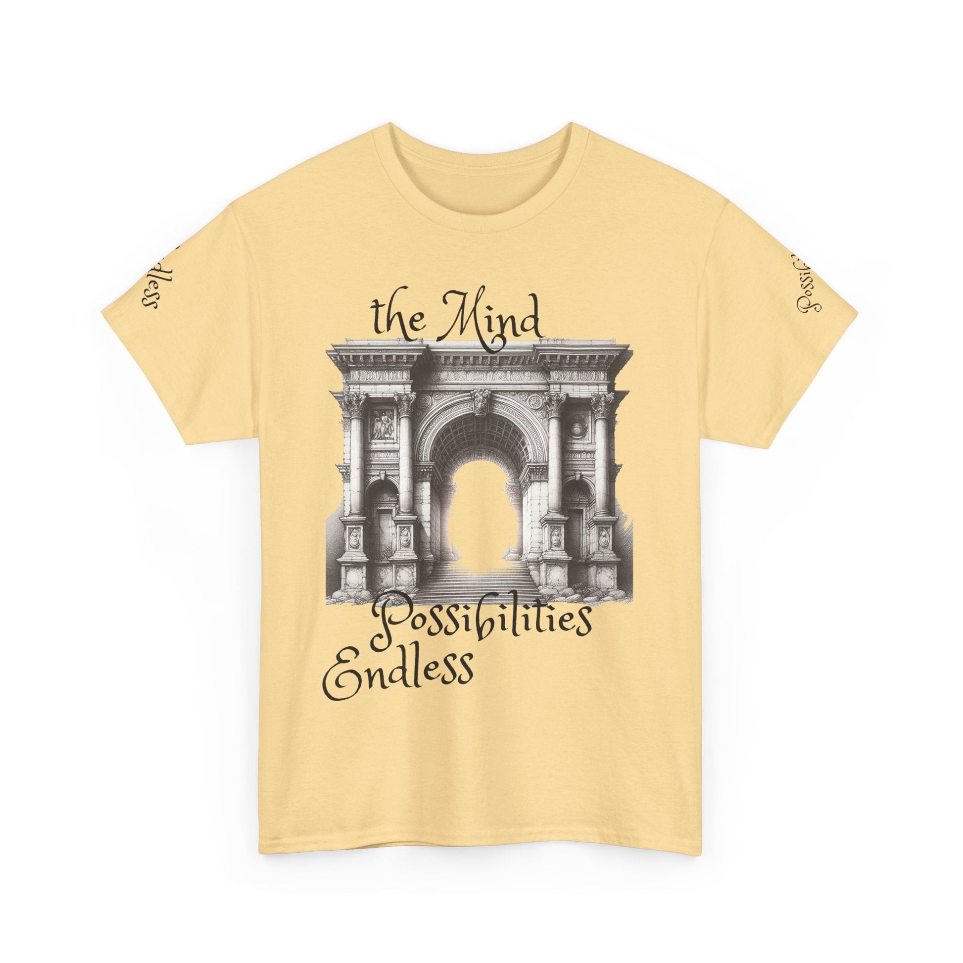 Unisex Heavy Cotton T-shirt - The Mind - Endless Possibilities Endless