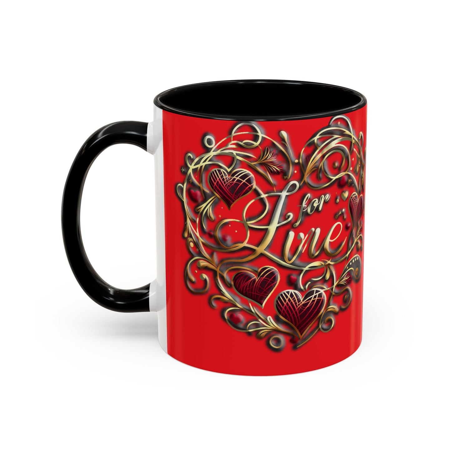 Copy of Accent Coffee Mug (11, 15oz) Valentine Mug Mixed