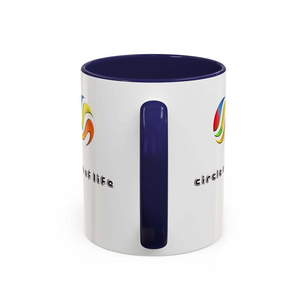 Accent Coffee Mug - (11, 15oz) Circle of Life Stylish Ceramic Mug