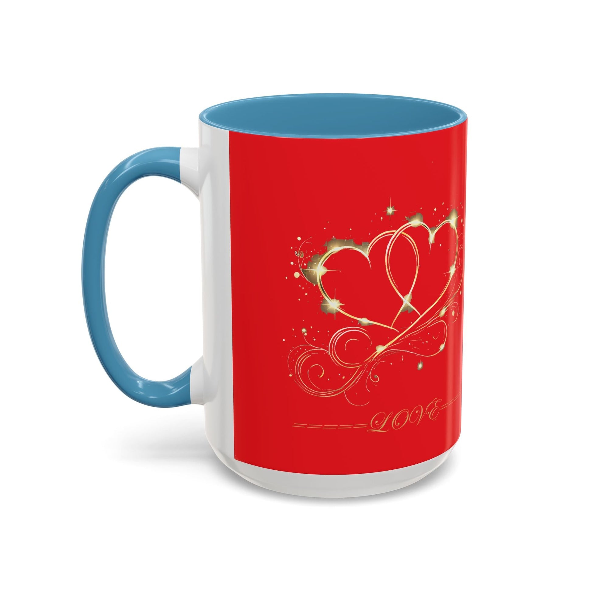 Accent Coffee Mug - (11, 15oz) Valentine Mug Special Bold Color