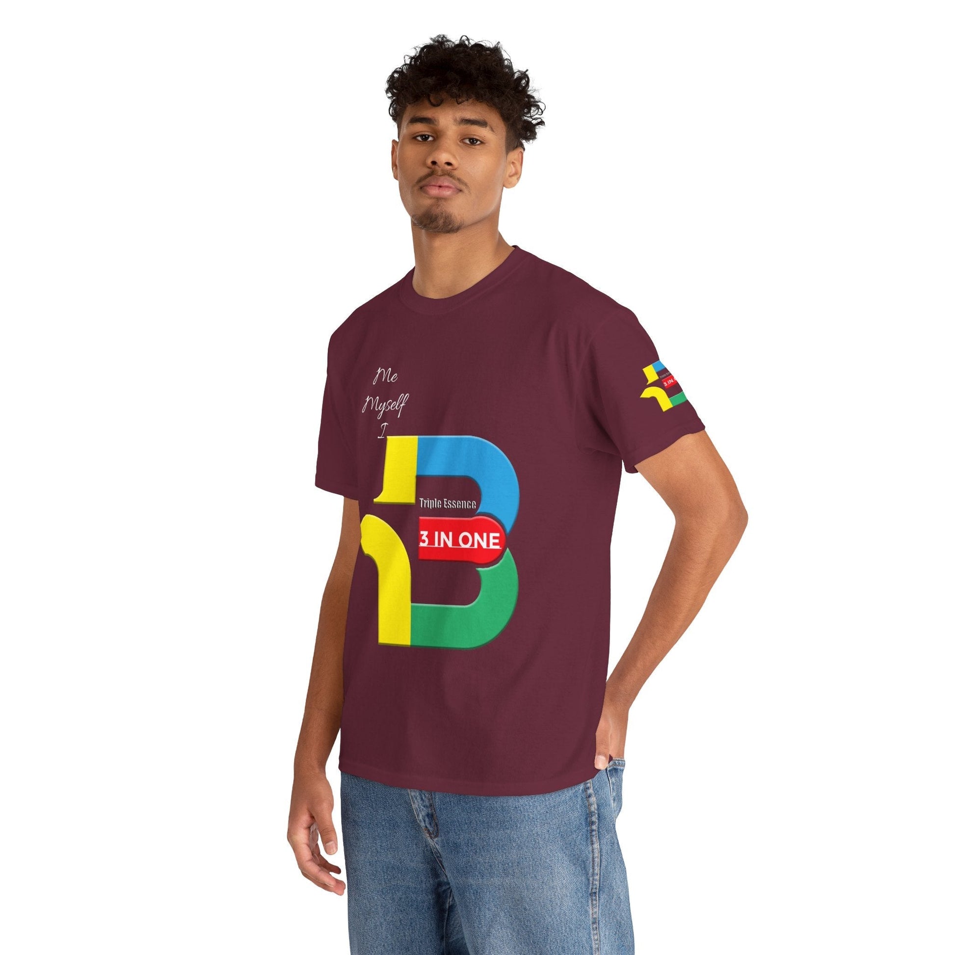 Unisex Heavy Cotton t-shirt 3 in one t-shirt for Comfort & Durability.