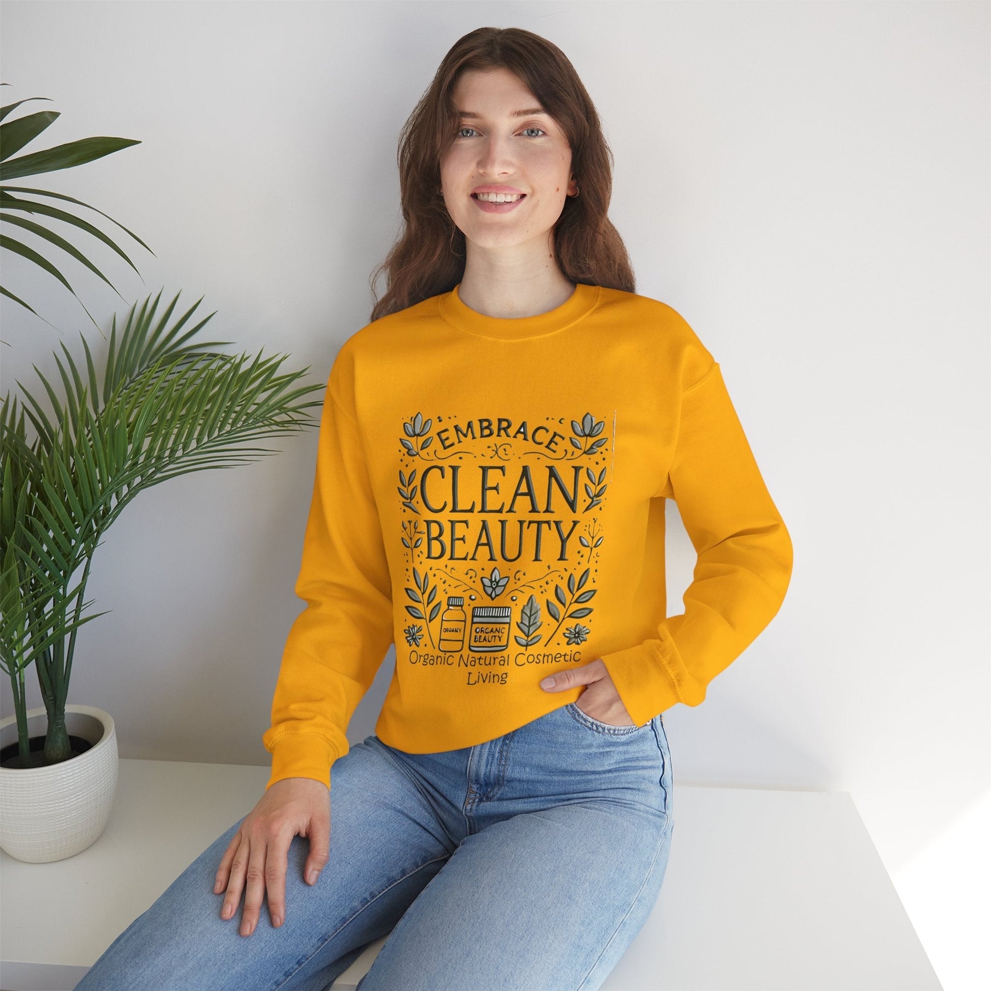 Unisex Heavy Blend - Crewneck Sweatshirt Feel Warm & Cozy