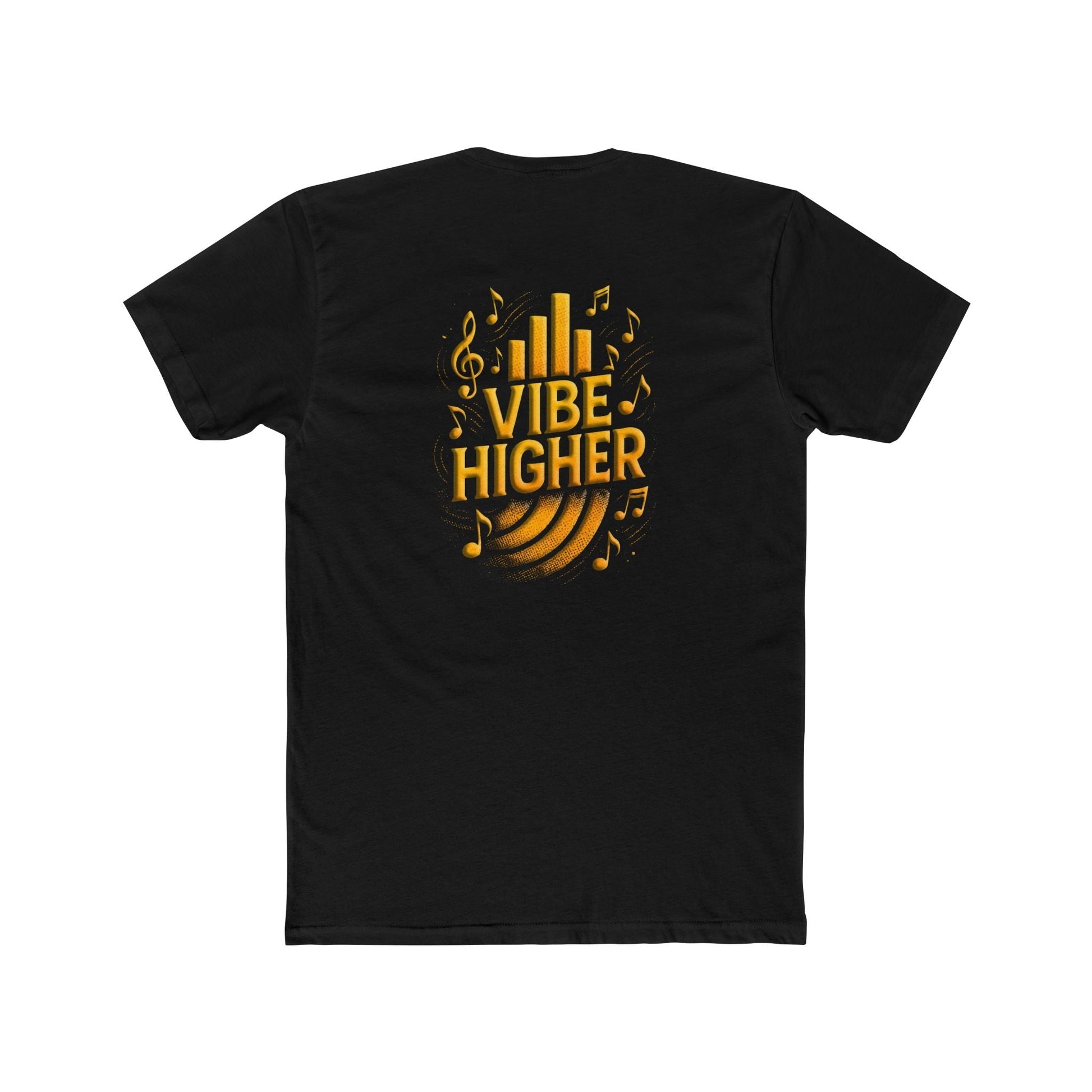 Vibe Higher Crew T-Shirt - Everyday Casual Wear, Unisex Cotton Shirt