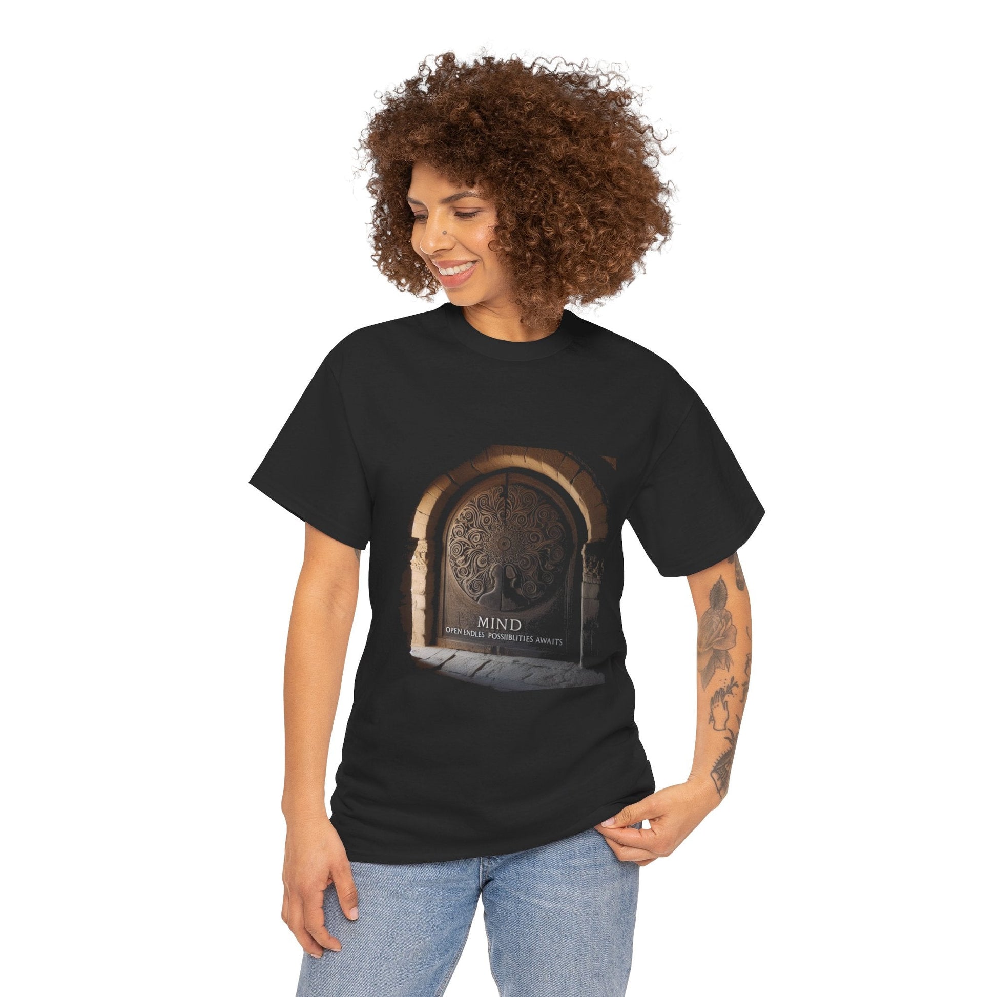 Unisex Heavy Cotton T-shirt - Endless Possibilities Awaits