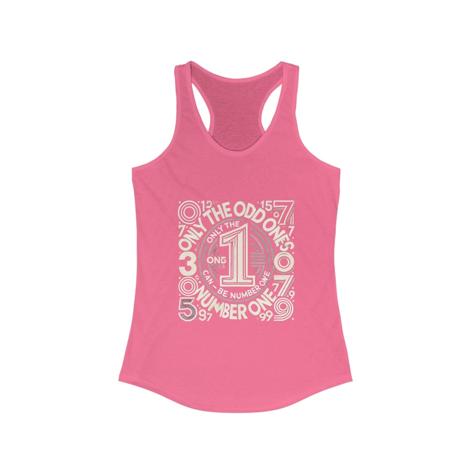 Number One Women Racerback Tank – Unique! Only The Odd Ones