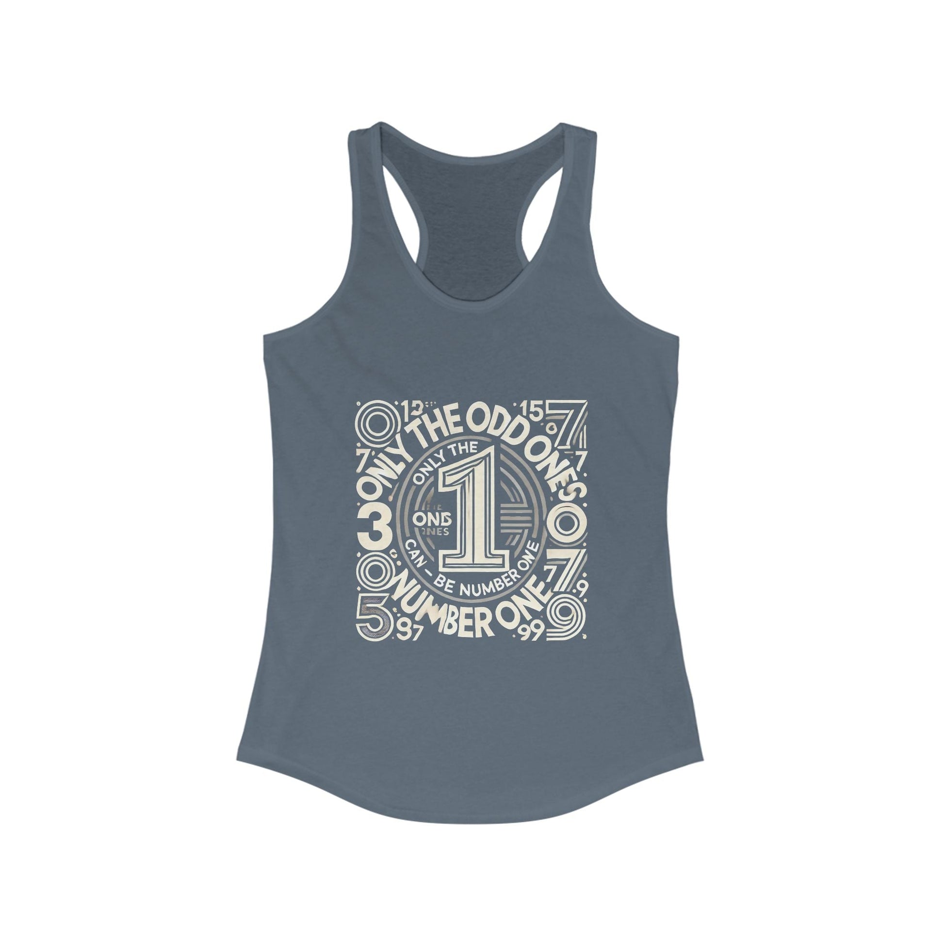 Number One Women Racerback Tank – Unique! Only The Odd Ones