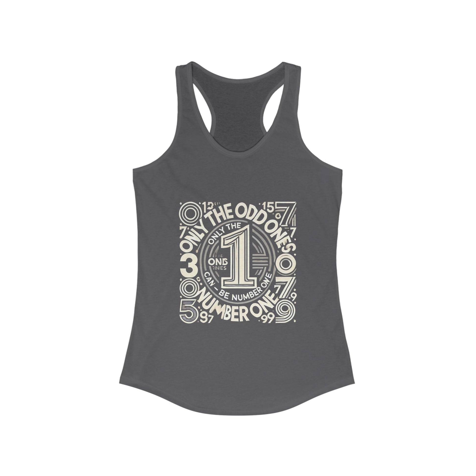 Number One Women Racerback Tank – Unique! Only The Odd Ones