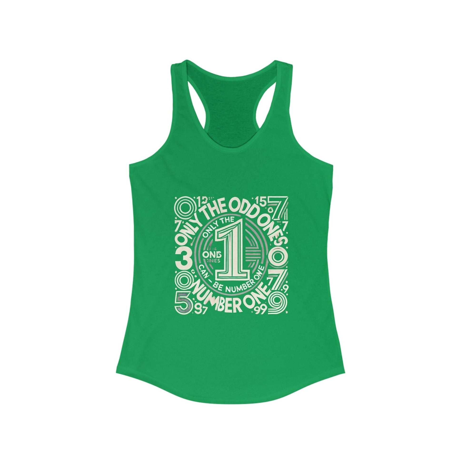 Number One Women Racerback Tank – Unique! Only The Odd Ones