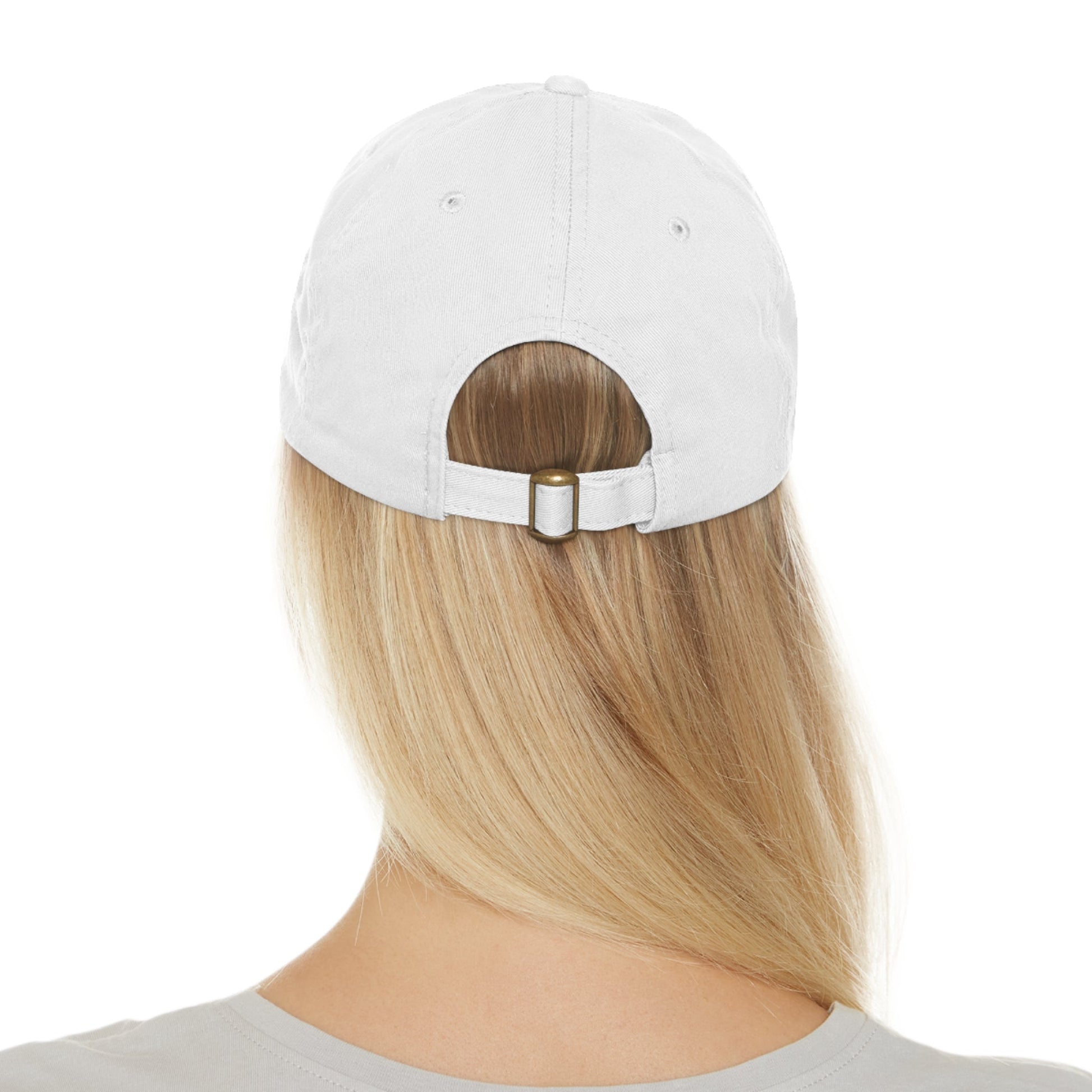 Dad Hat with Leather Patch - (Rectangle) "K- Series" Stylish Headwear