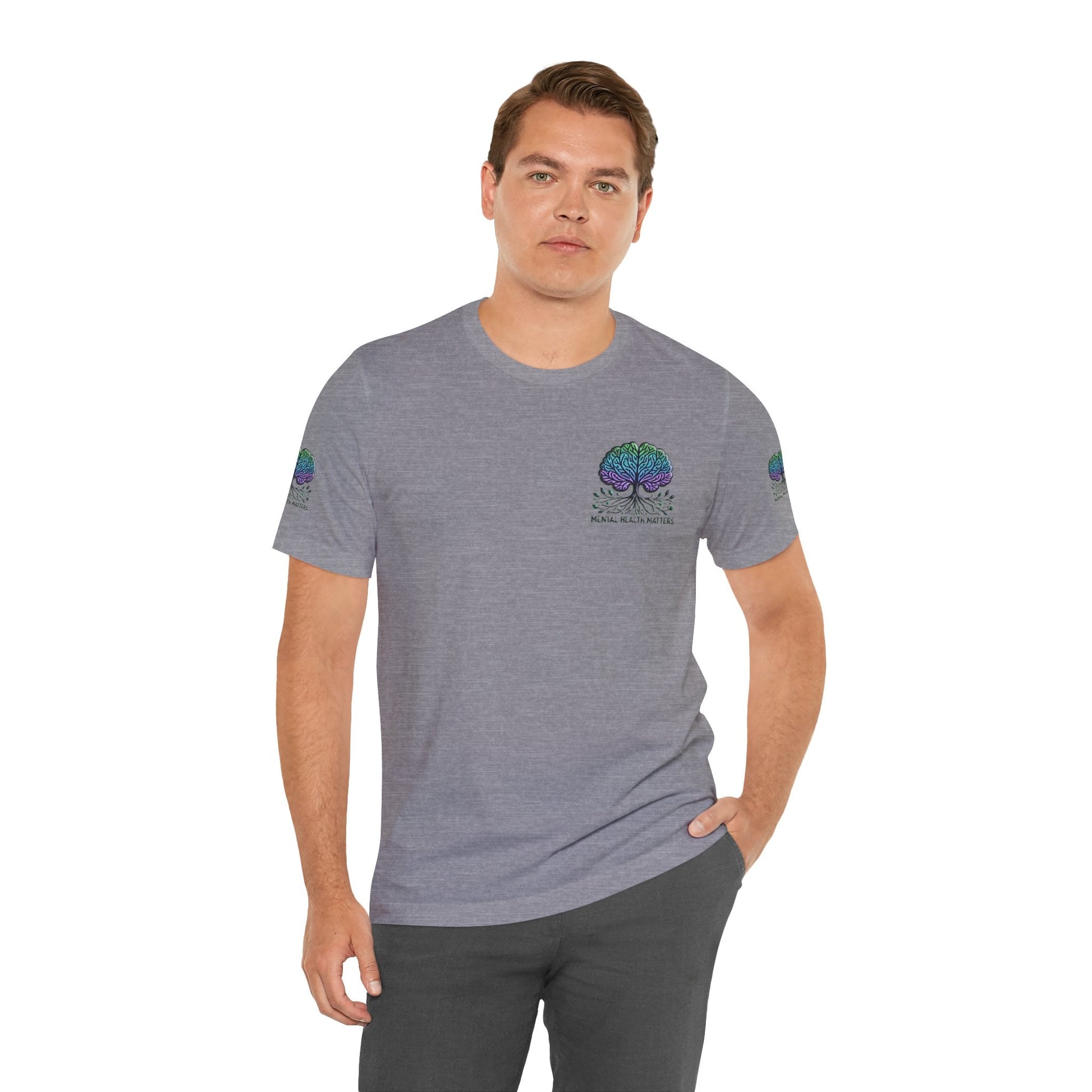 Unisex Jersey Short Sleeve T-shirt – Mental Health Matters Soft Comfy
