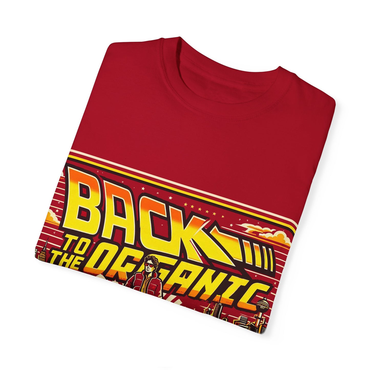 Unisex Garment-Dyed T-shirt" Back to the Organic"