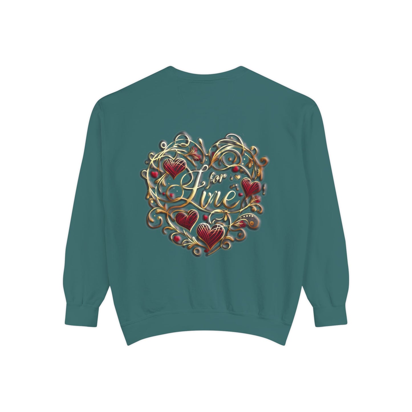 Unisex Garment-Dyed Sweatshirt " Love For Me?