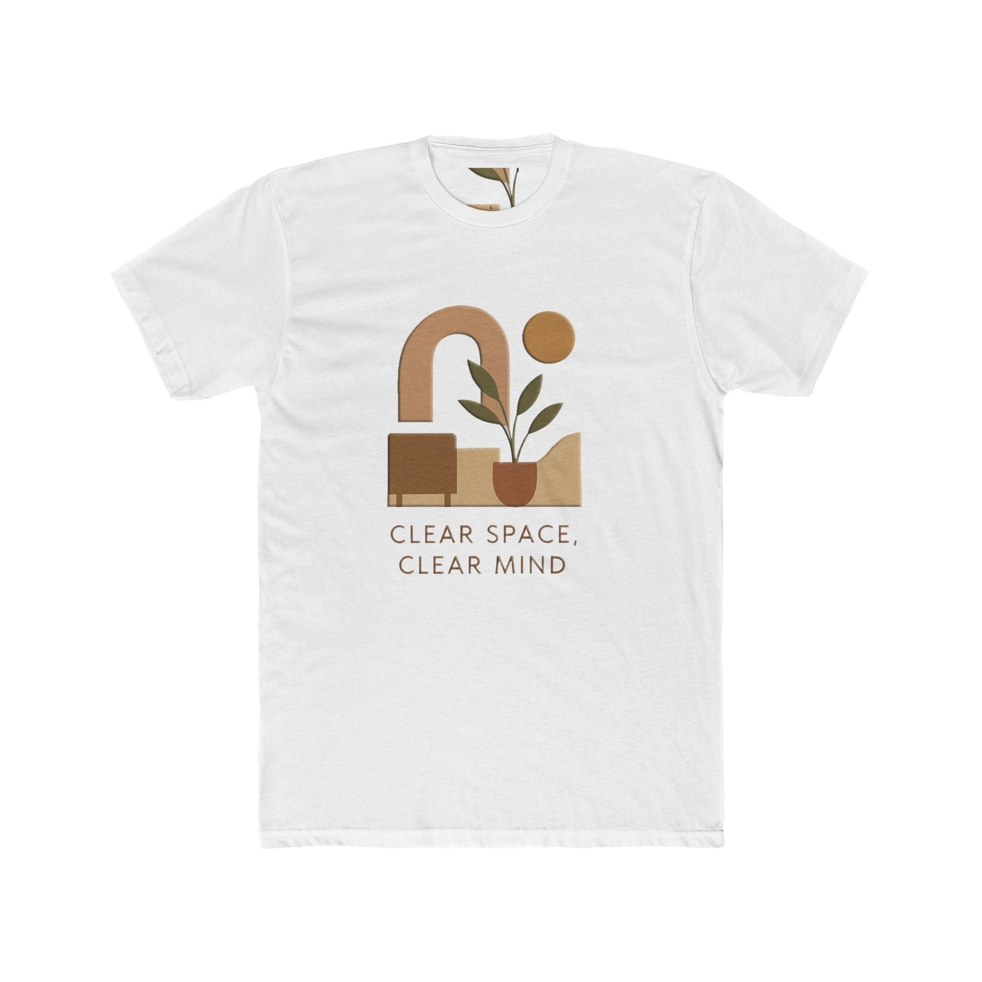 Mindfulness Graphic T-shirt, Cotton T-Shirt, Clear Space Clear Mind