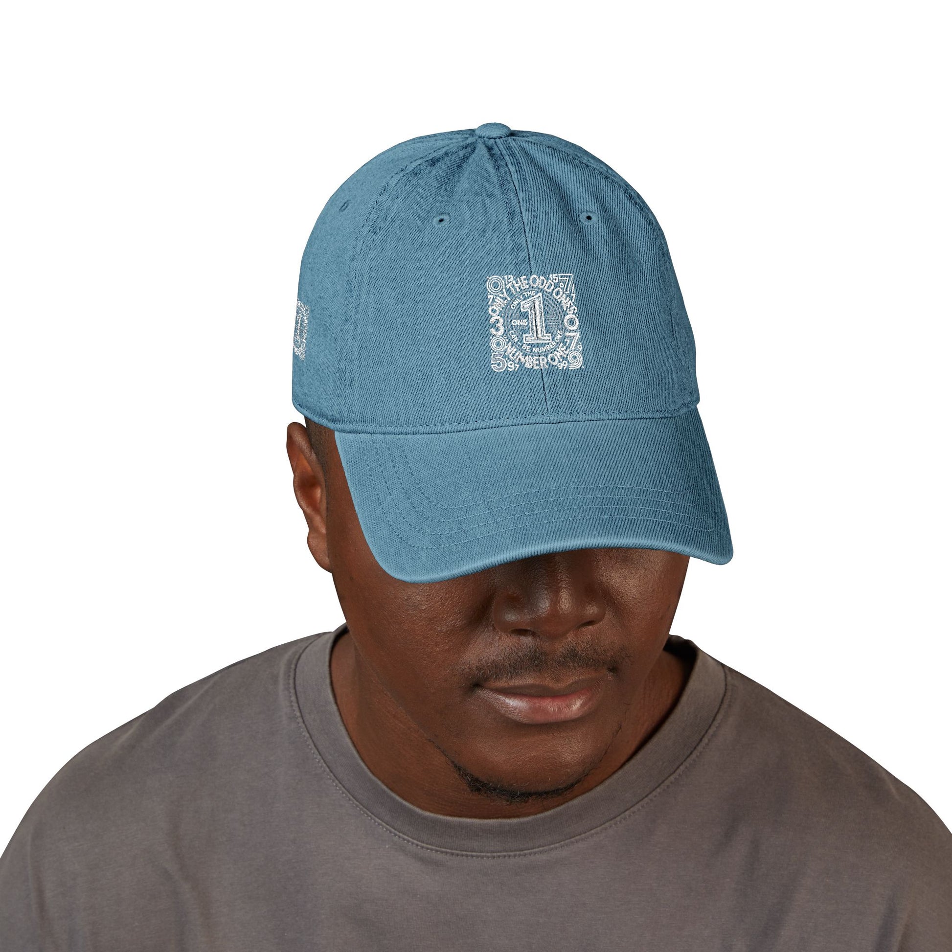 Unique Embroidered Denim Hat-Celebrate Individuality! Only the Odd Ones