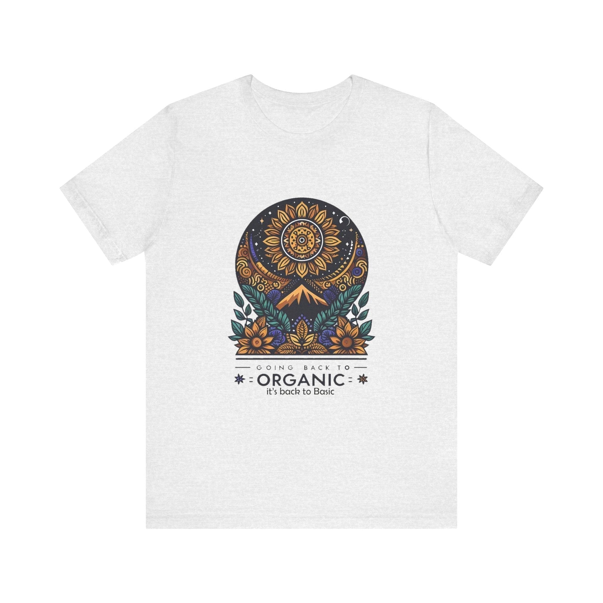 Unisex Jersey Short Sleeve T-shirt - Going Back to Basic Going Organic