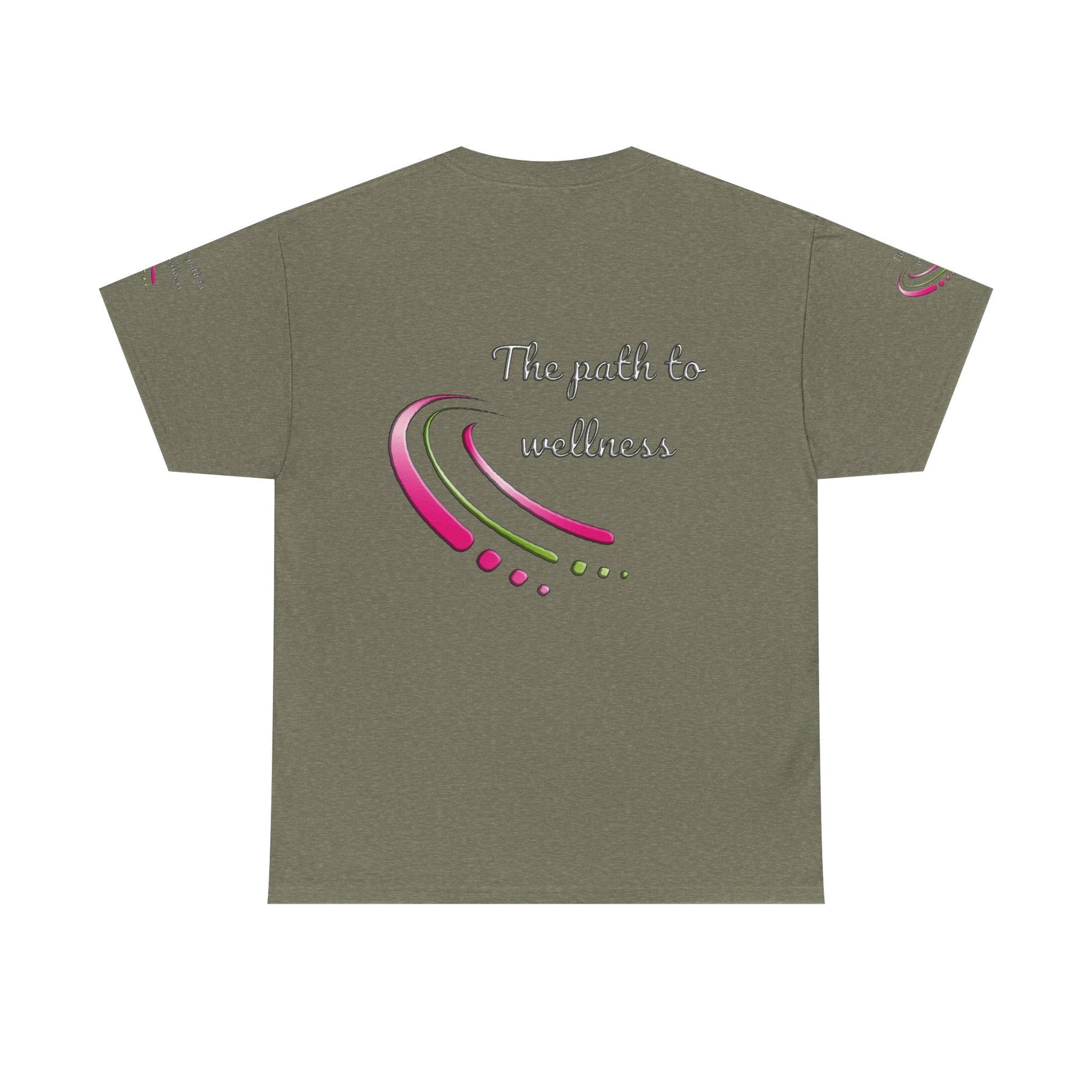 Unisex Welllness Heavy Cotton T-shirt - The Path To Wellness  Everyday