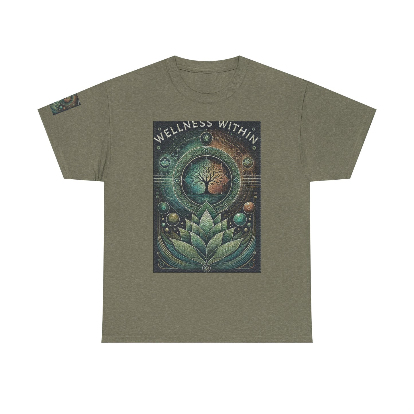 Unisex Heavy Cotton Tee " Wellness Within"