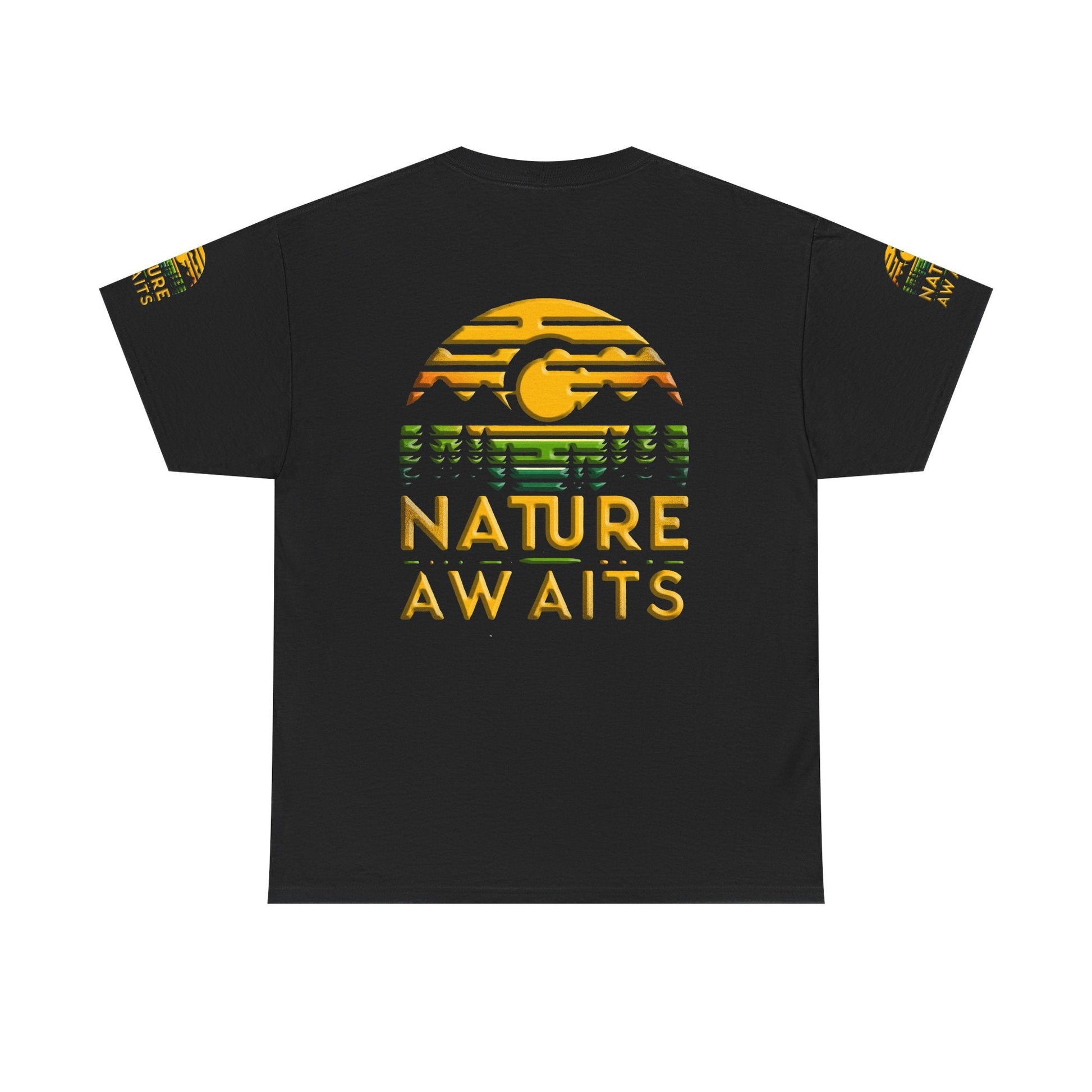 Unisex Heavy Cotton t-shirt Nature Awaits t-shirtt for Comfort
