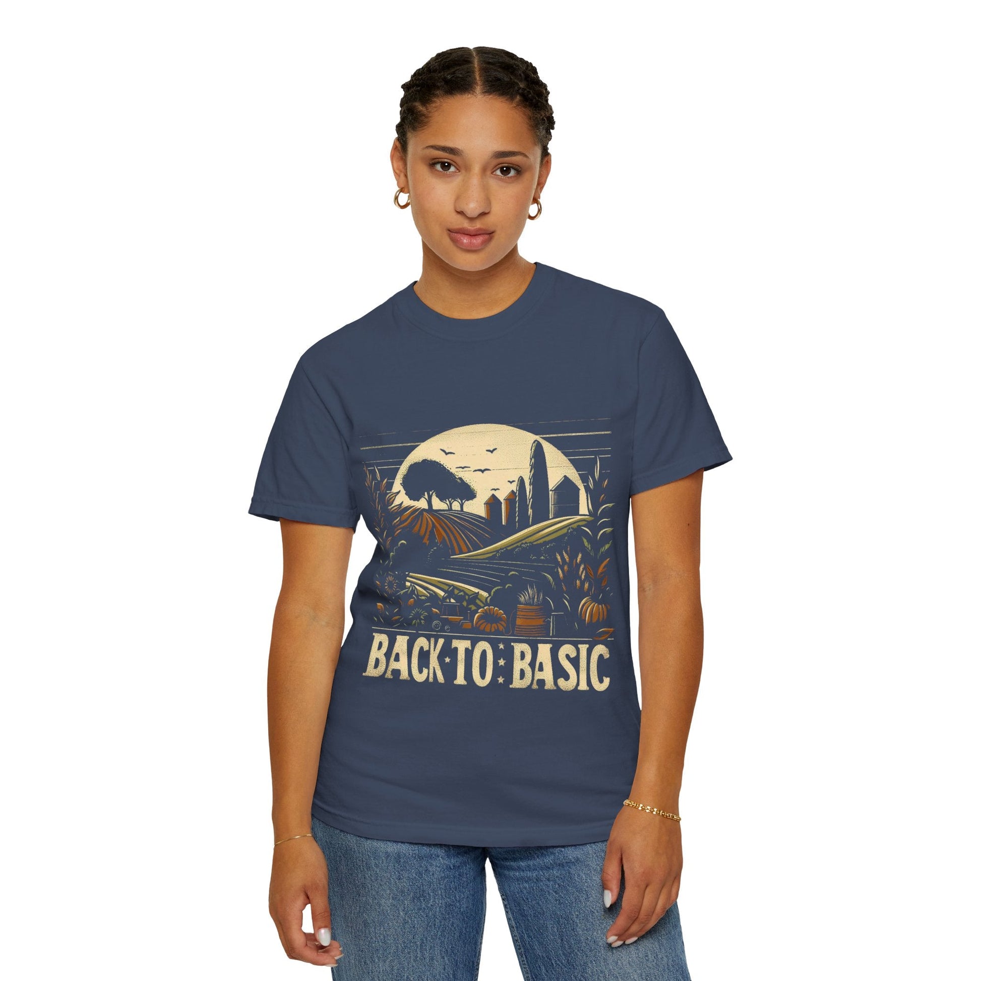 Unisex Garment-Dyed T-shirt - Back To Basic Ethically Made for Comfort