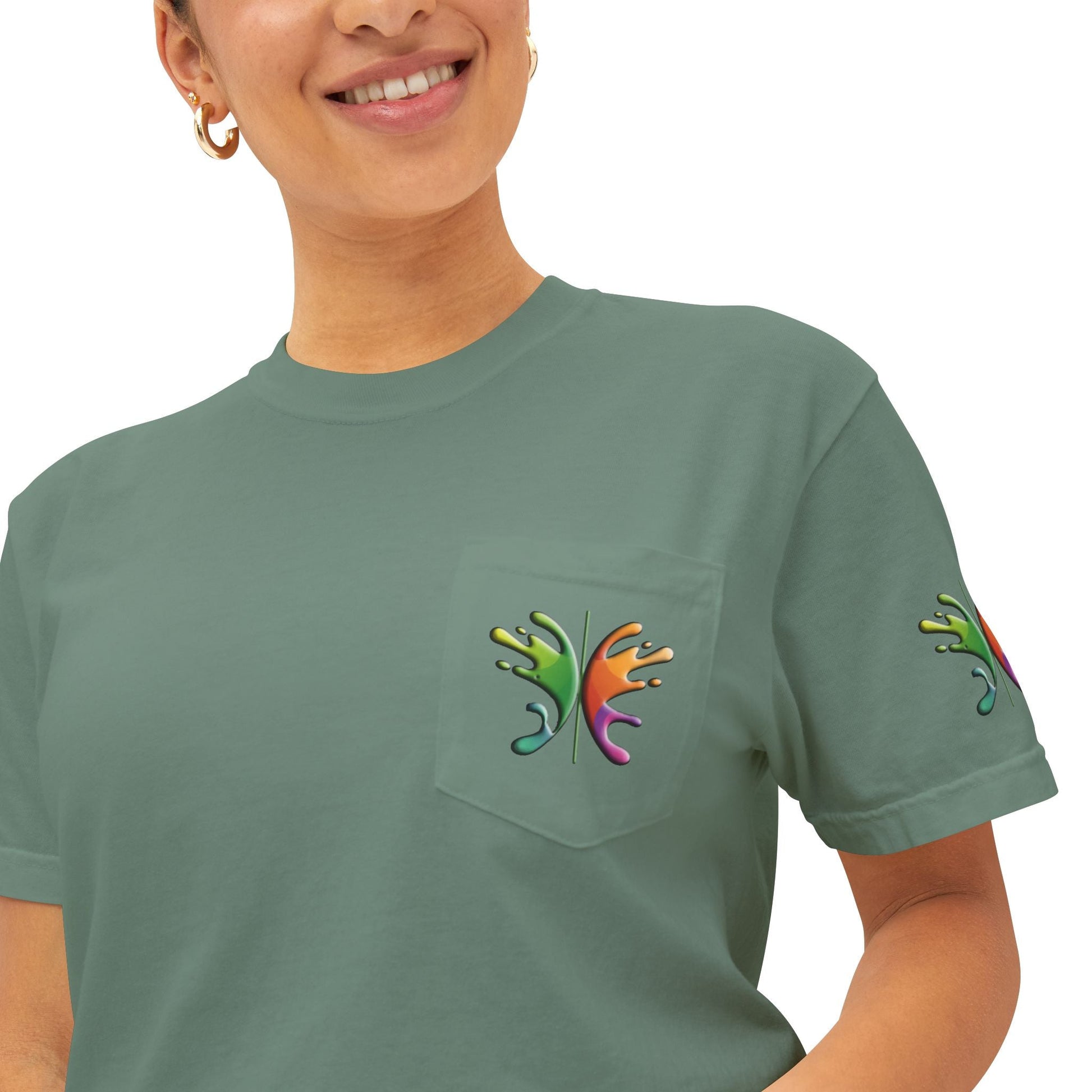 Unisex Garment-Dyed - Pocket T-Shirt Rebound Made for Everyday Comfort