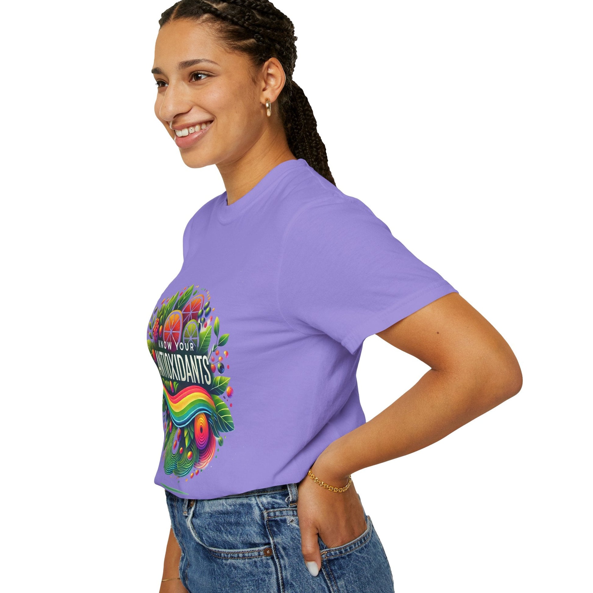 Unisex Garment-Dyed T-shirt Know Your Antioxidants Feel the Power