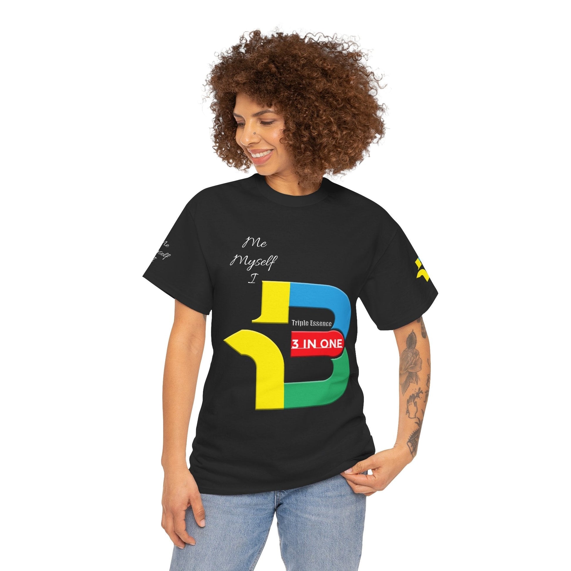 Unisex Heavy Cotton t-shirt 3 in one t-shirt for Comfort & Durability.
