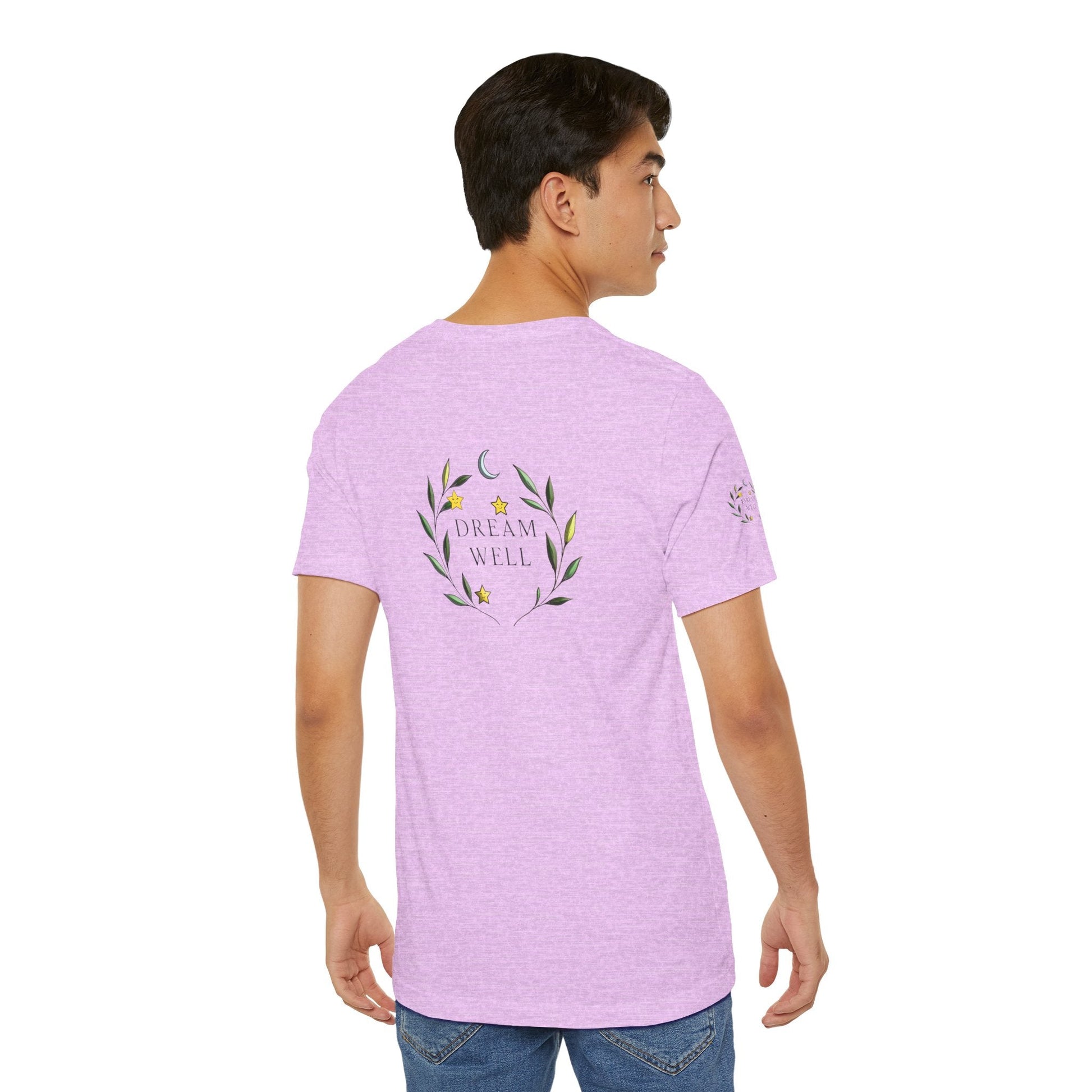 Dream Well Unisex Jersey T-shirt | Relaxed Fit, Care, or Relaxation