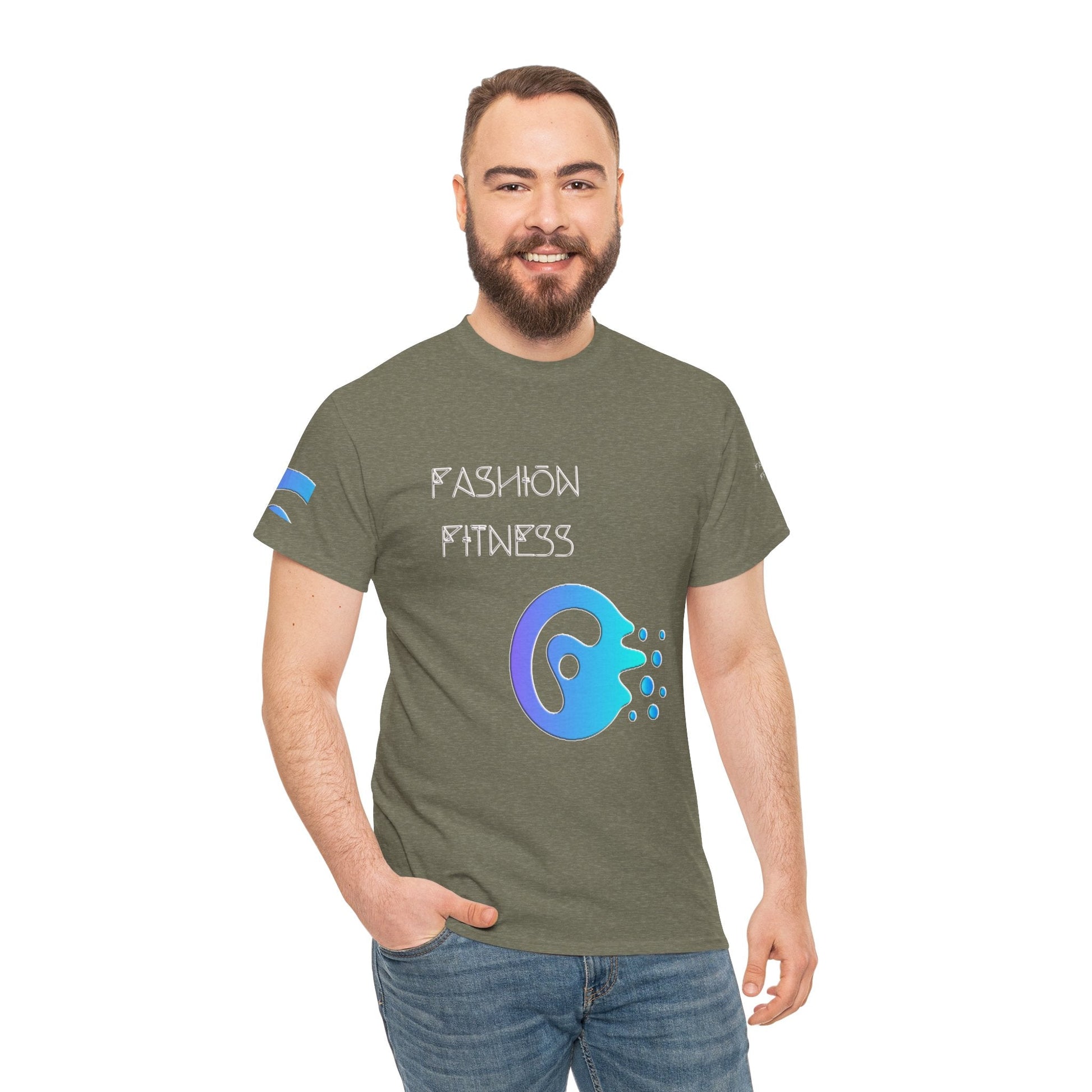 Unisex Heavy Cotton T-shirt  - Fashion Fitness Built for Everyday