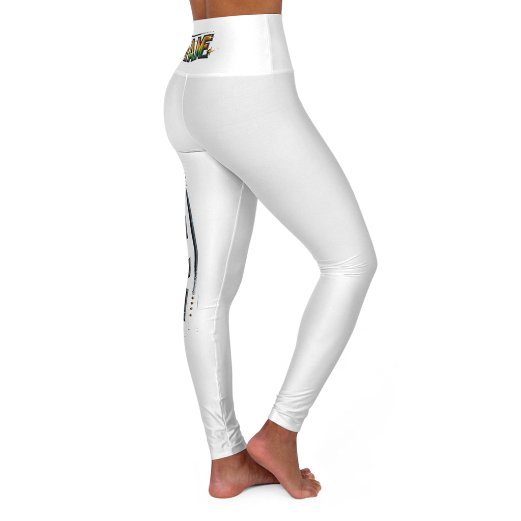 High Waisted Yoga Leggings AOP I Am Me - Stylish & Comfortable Fit
