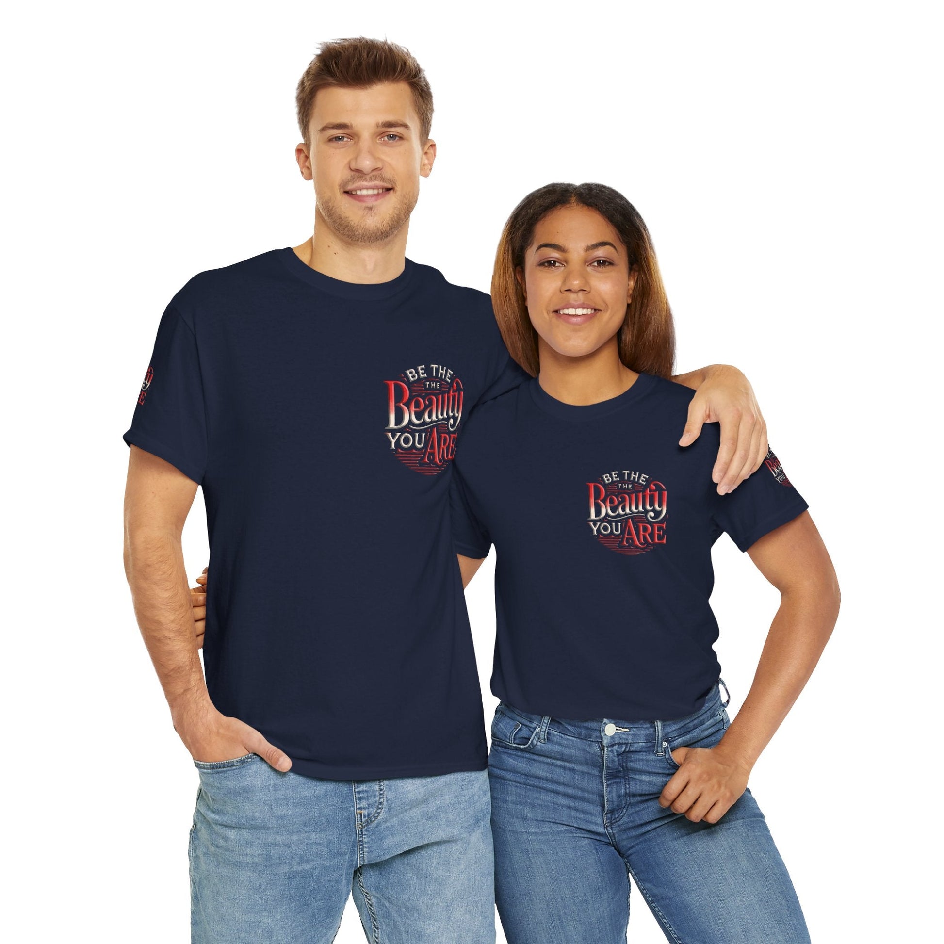 Unisex Heavy Cotton T-shirt - Be the Beauty You Are  Classic & Comfy