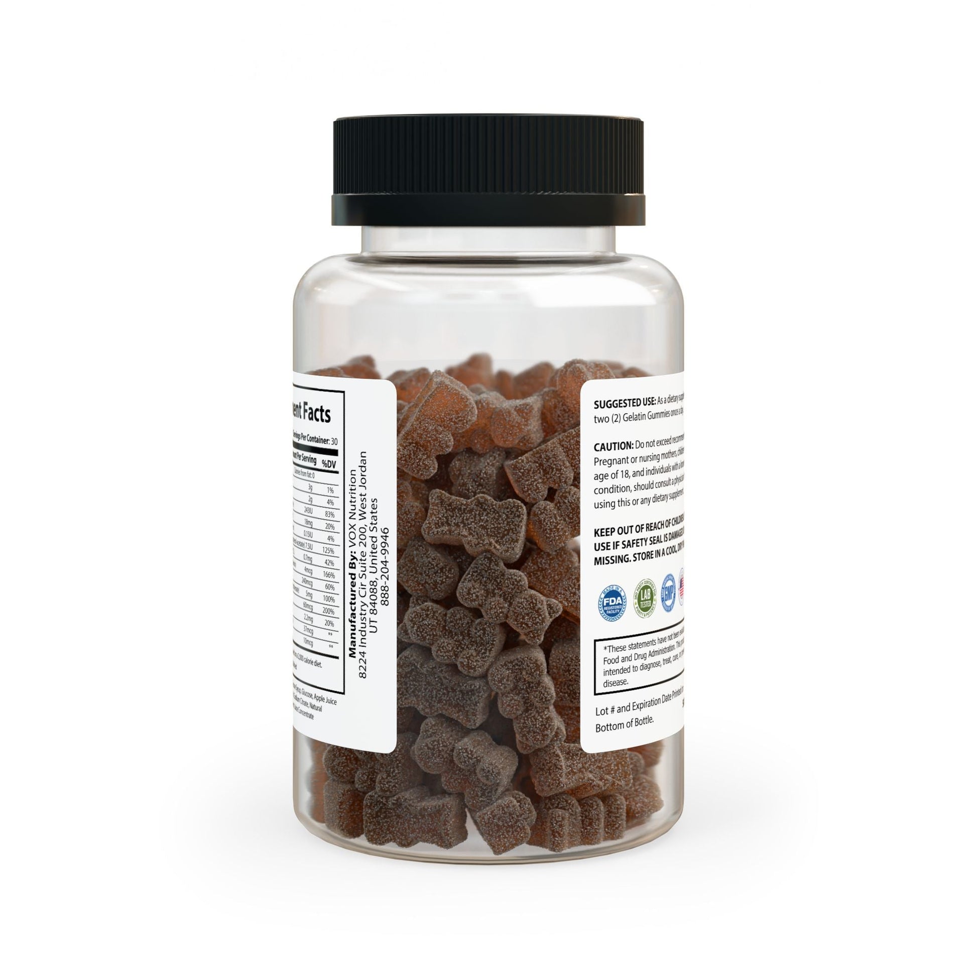 Multivitamin Gummies for Adults - Energy, Antioxidants & Hair Health