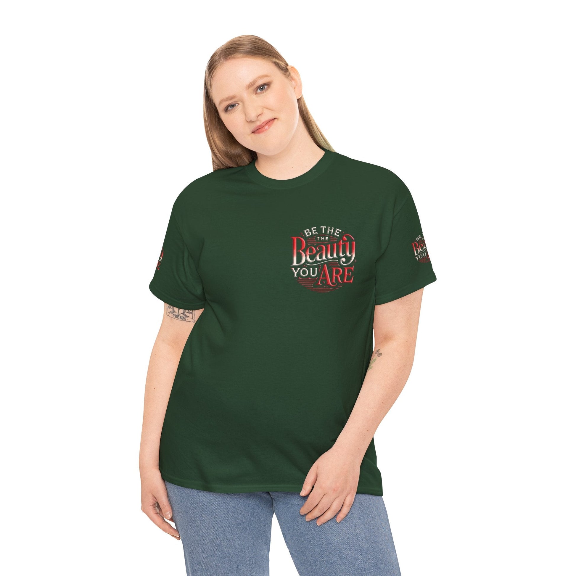 Unisex Heavy Cotton T-shirt - Be the Beauty You Are  Classic & Comfy