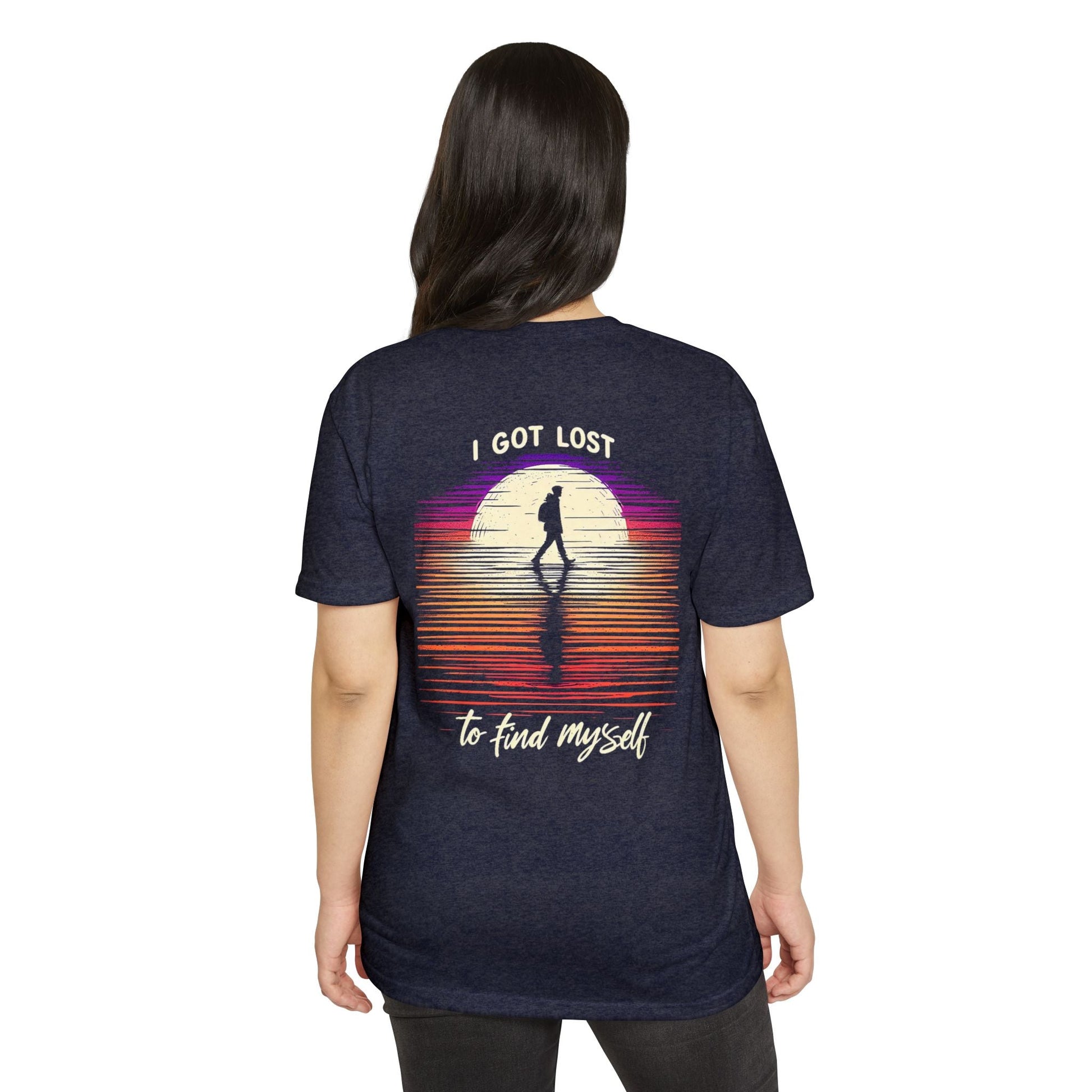 Unisex T-Shirt Lost to Find - Stylish Casual Inspirational Quote Shirt