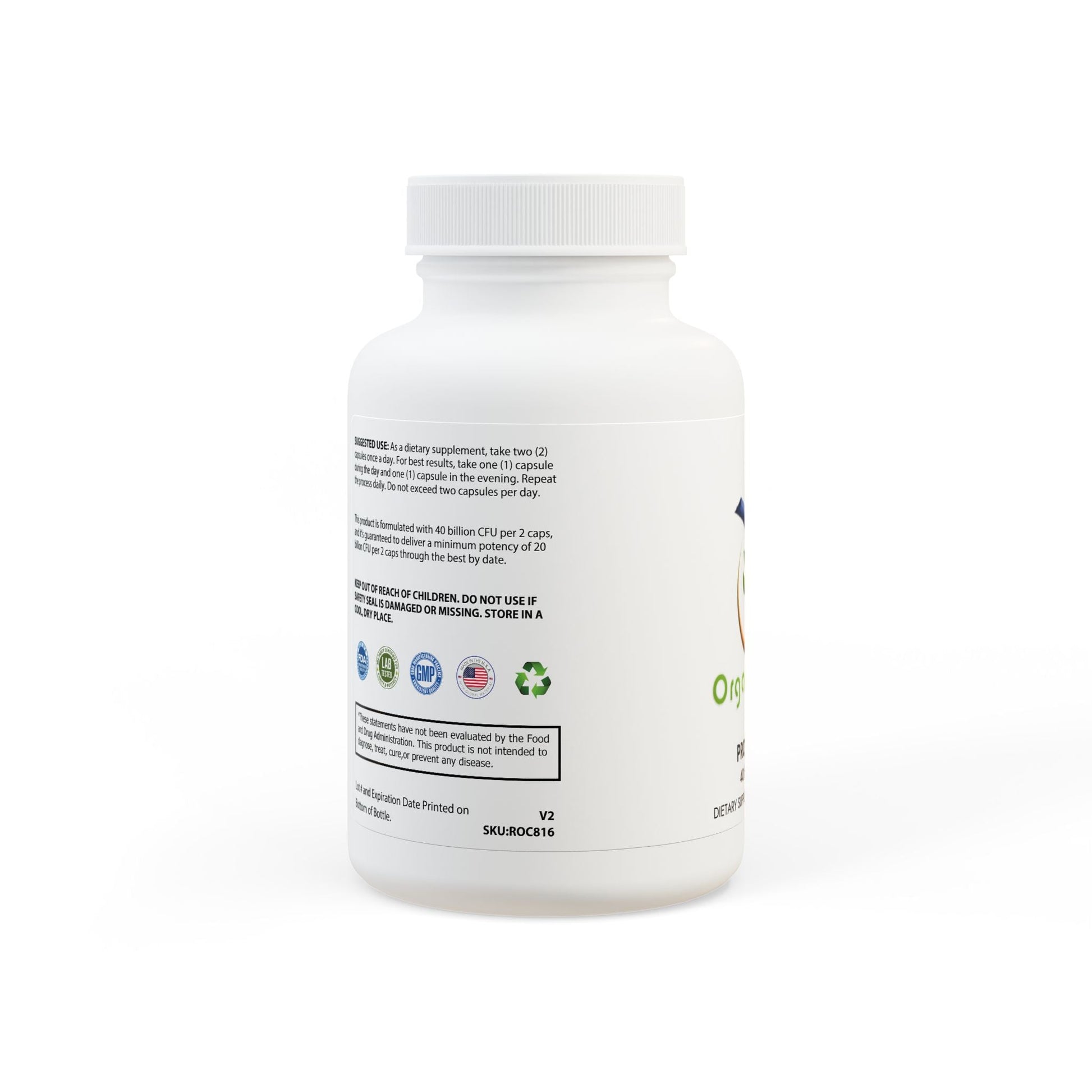 Probiotics Supplement for Gut Health & Muscle Recovery Support
