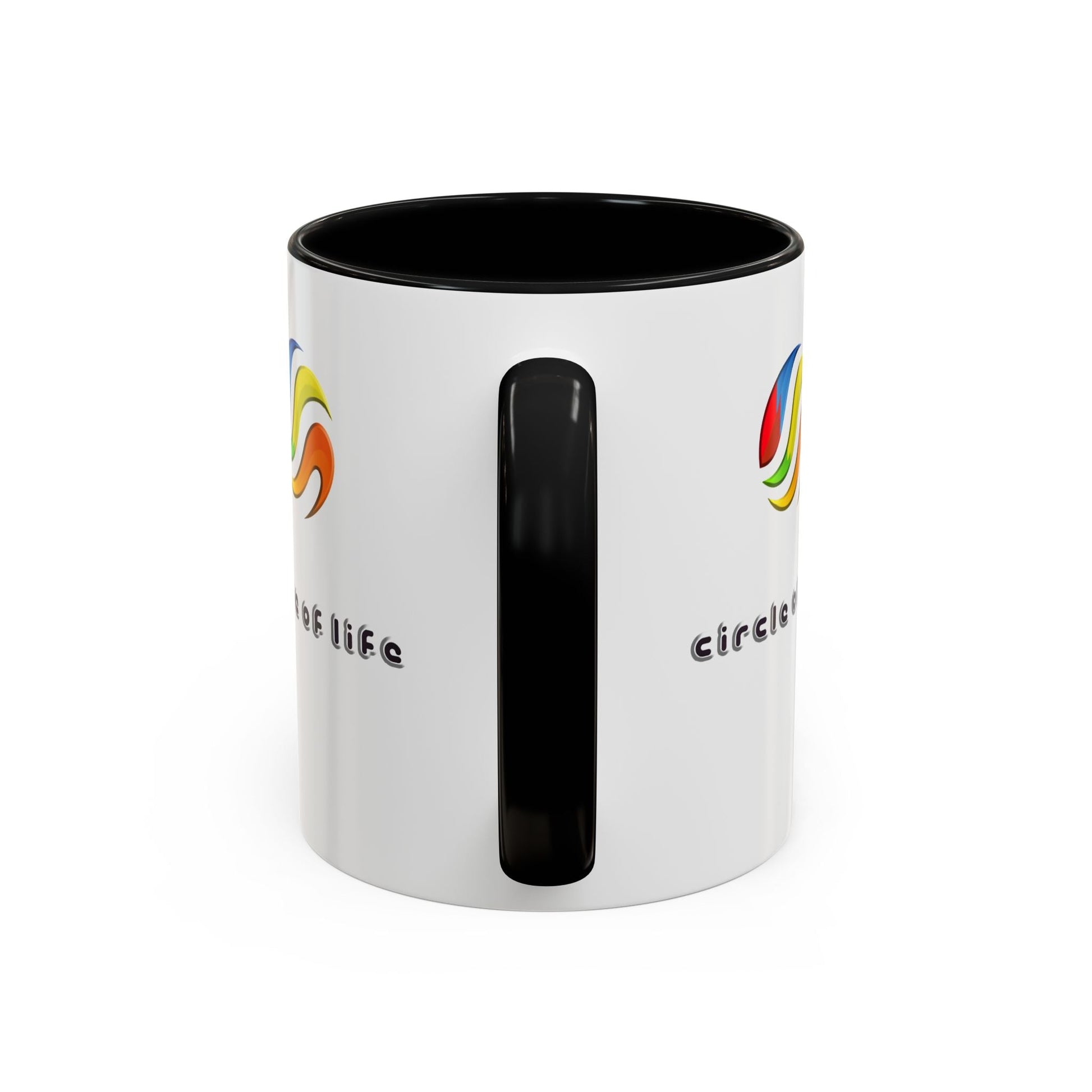 Accent Coffee Mug - (11, 15oz) Circle of Life Stylish Ceramic Mug